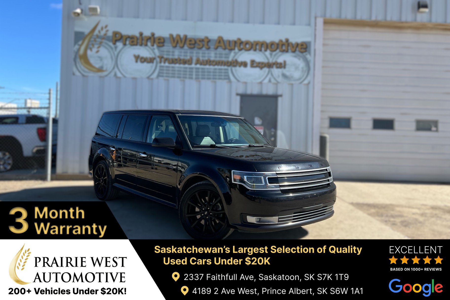 Black 2019 Ford Flex SUV / Crossover All-Wheel Drive Automatic