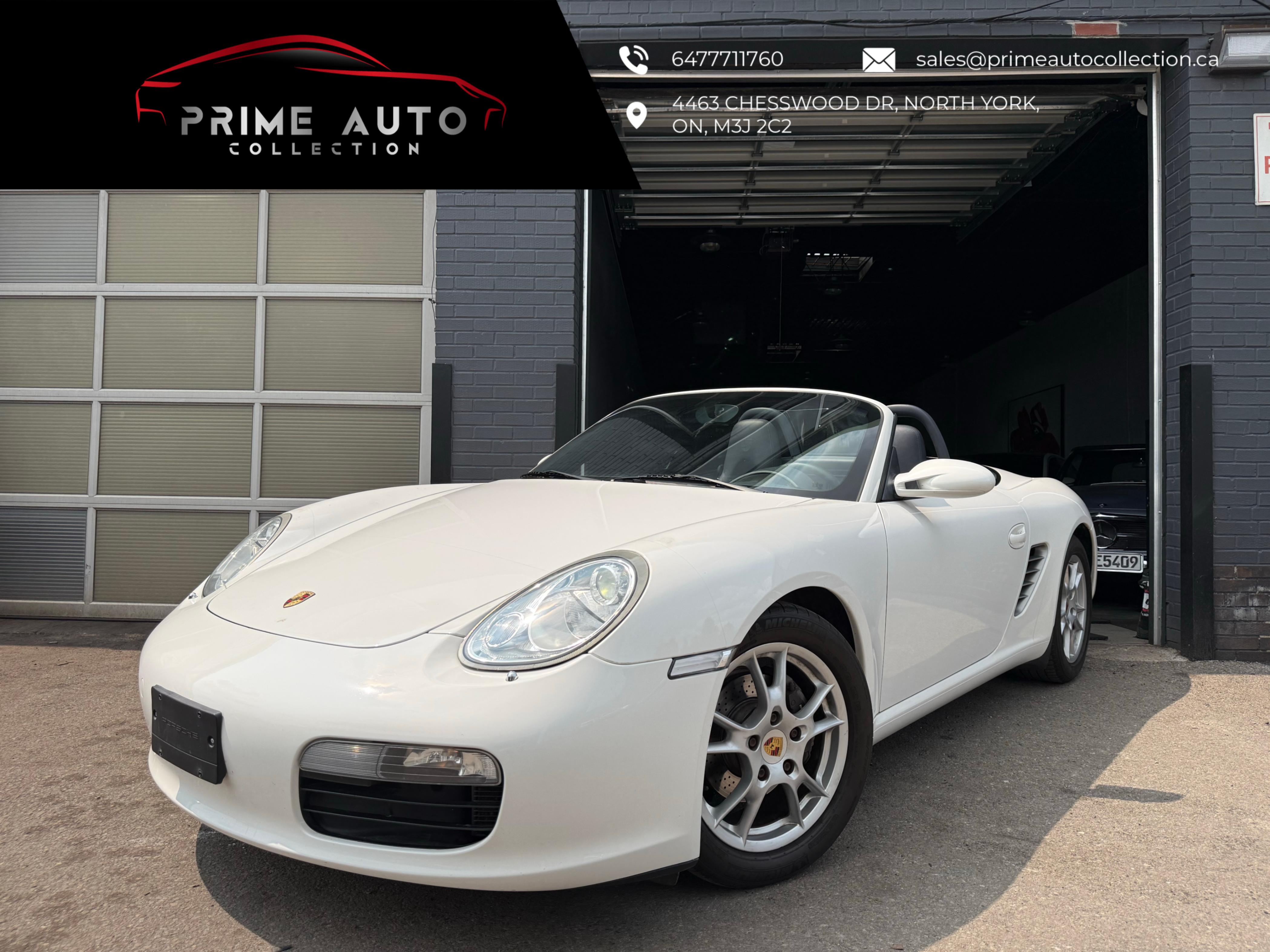 White 2007 Porsche Boxster Convertible Rear-Wheel Drive Manual