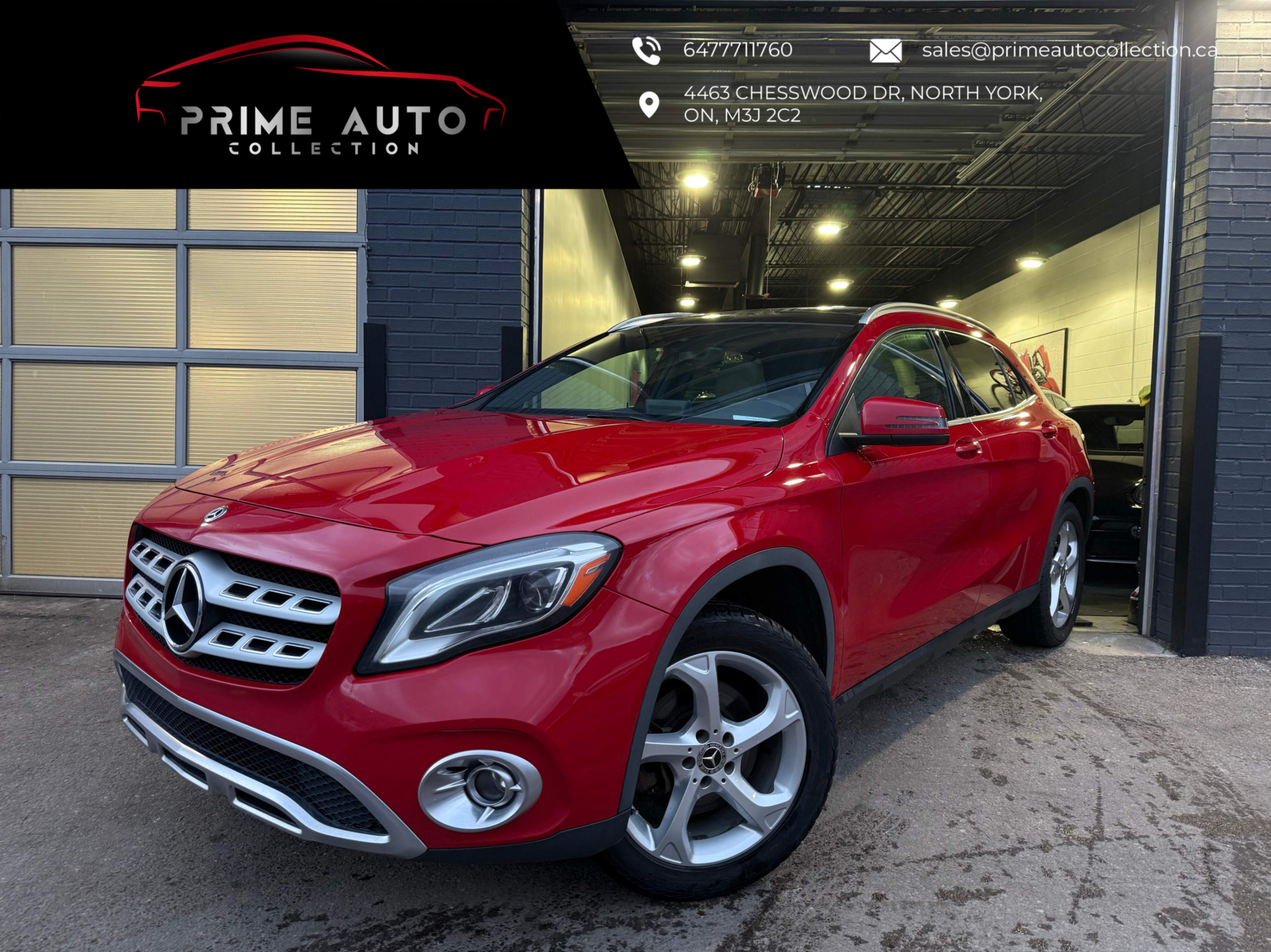 Red 2018 Mercedes-Benz GLA SUV / Crossover All-Wheel Drive Automatic