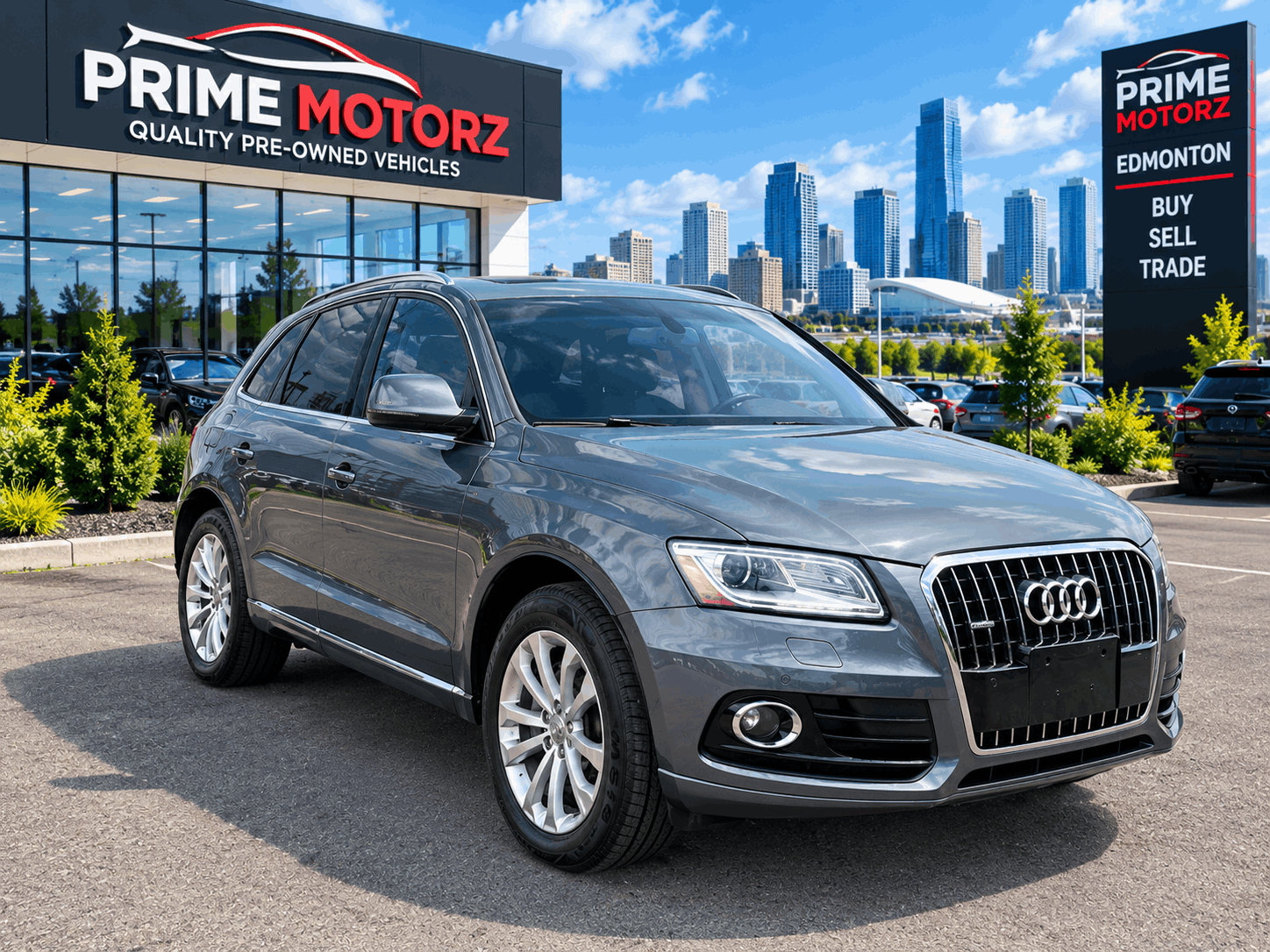 Gray 2016 Audi Q5 SUV / Crossover  Automatic