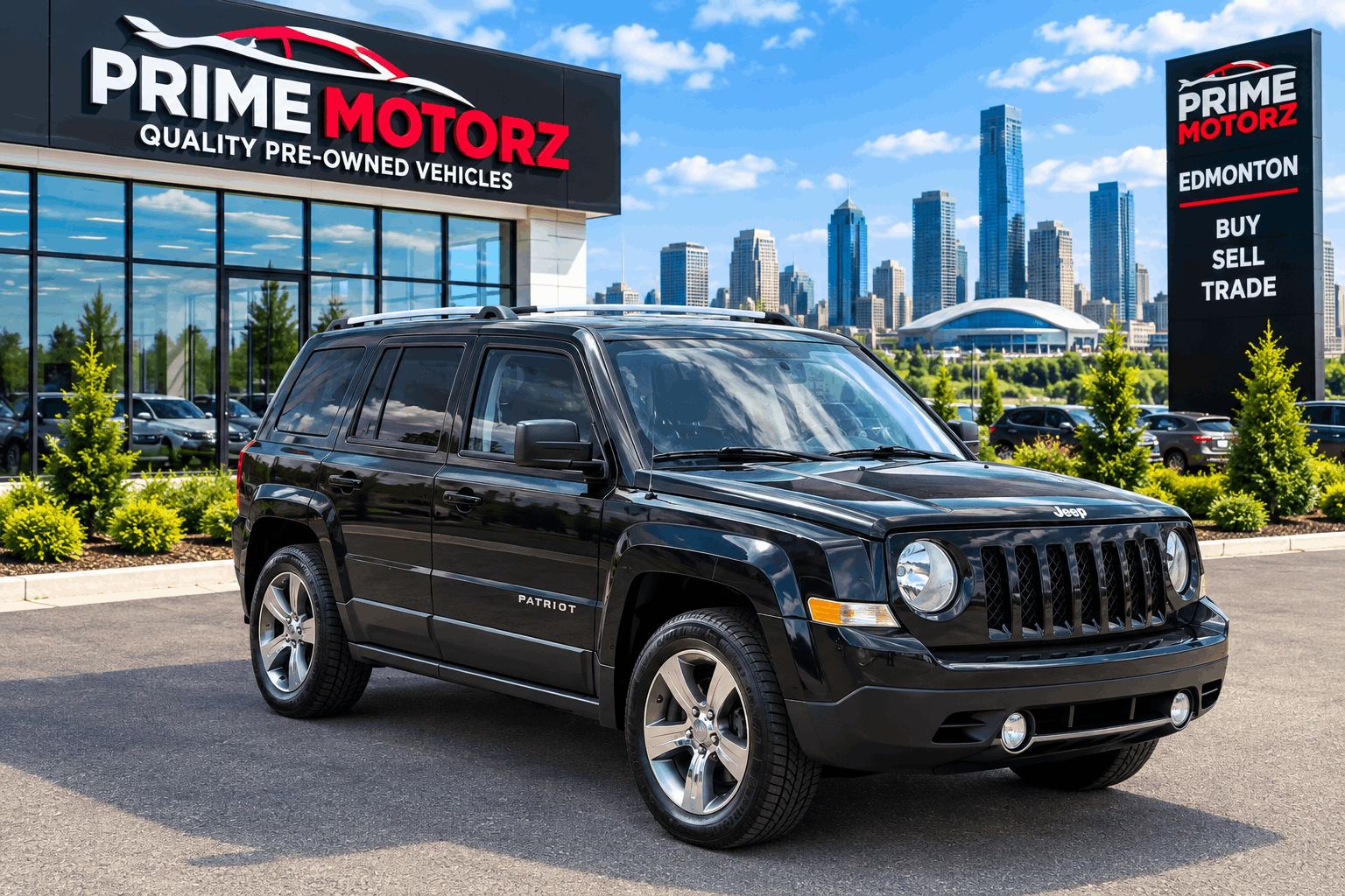 Black 2017 Jeep Patriot SUV / Crossover Four-Wheel Drive Automatic