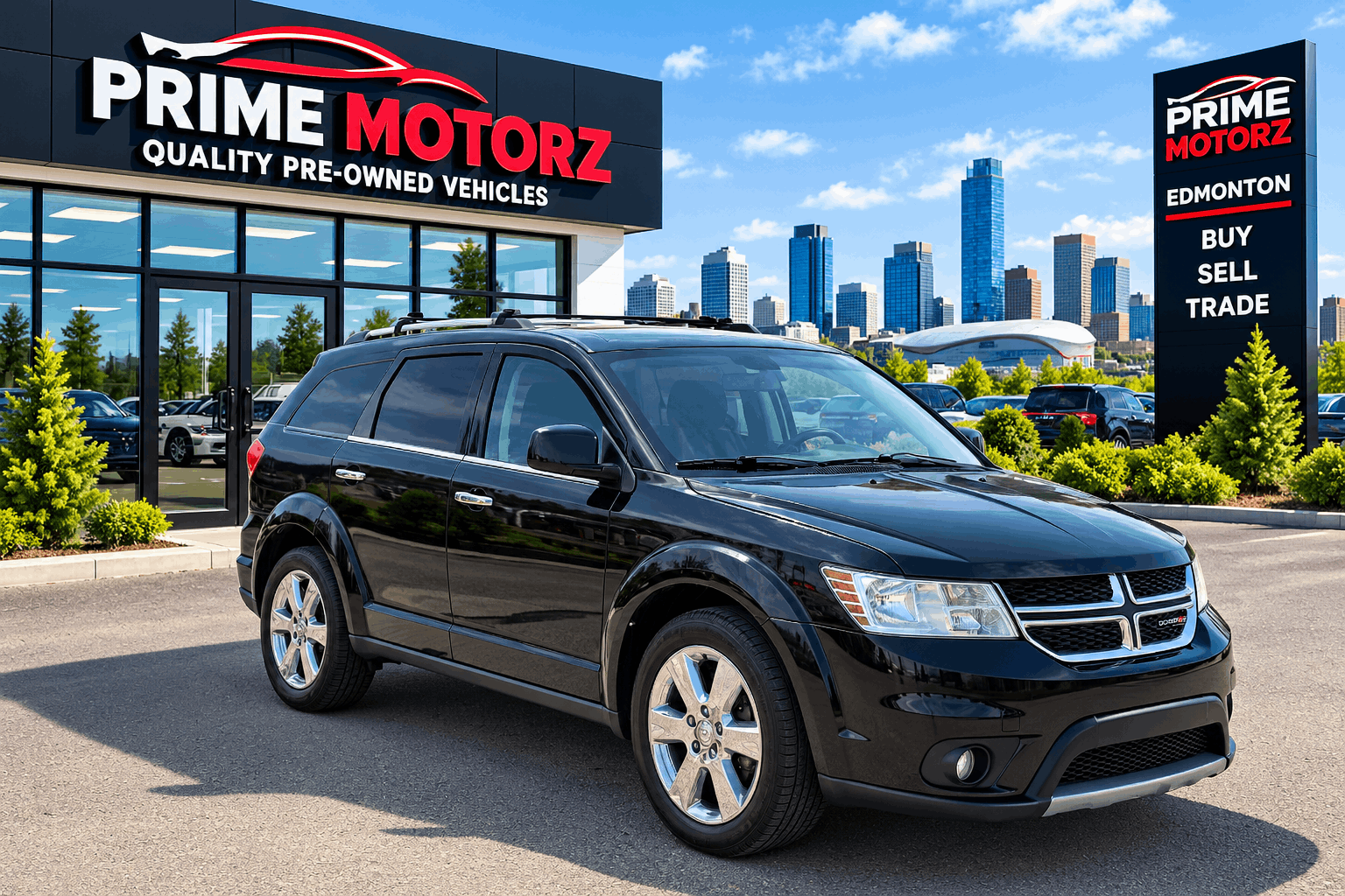 Black 2018 Dodge Journey SUV / Crossover All-Wheel Drive Automatic