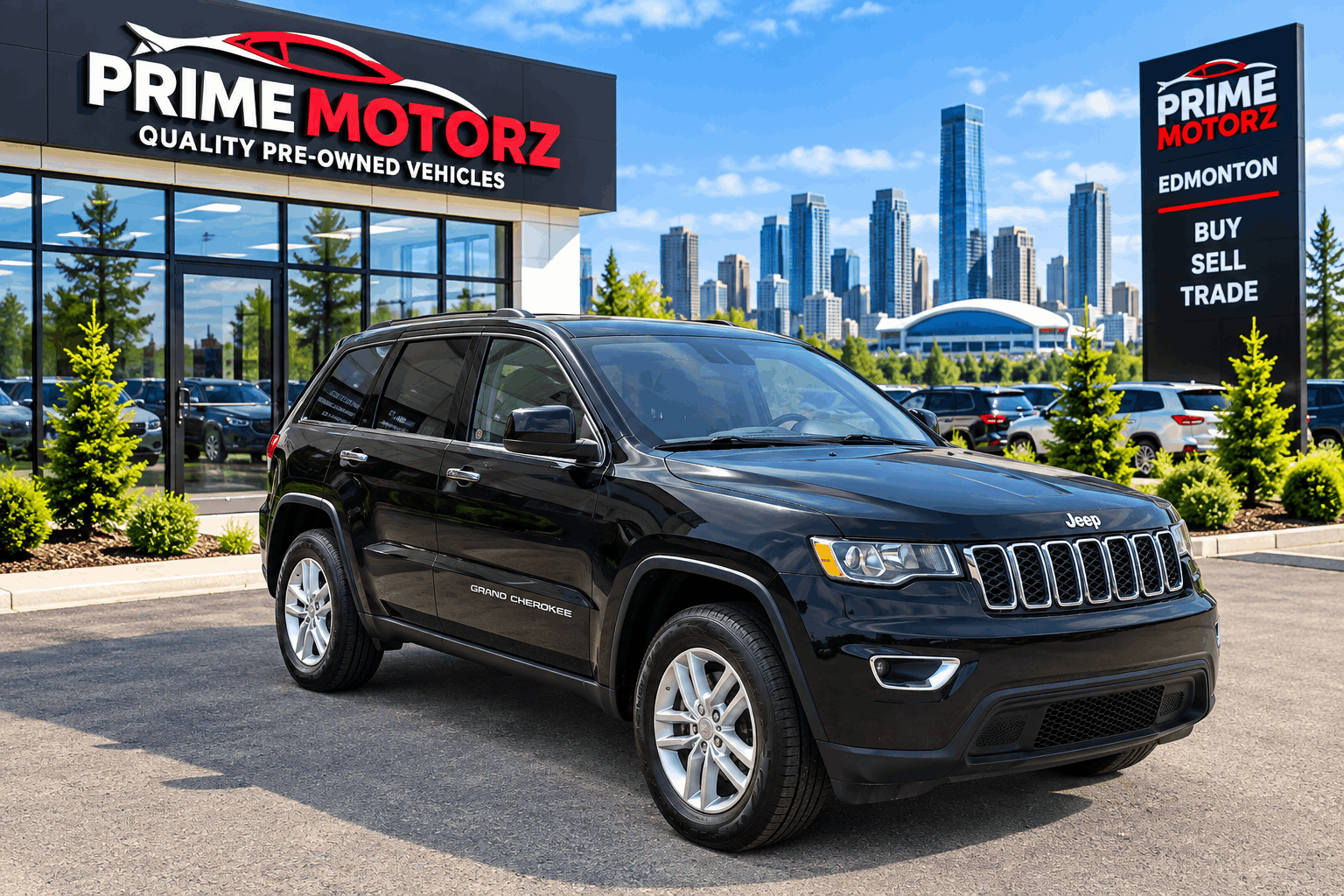 Black 2018 Jeep Grand Cherokee SUV / Crossover Four-Wheel Drive Automatic