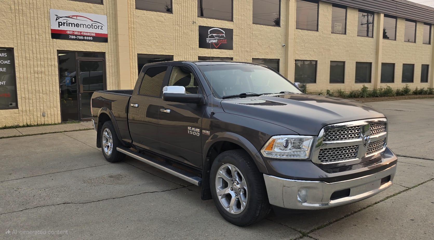 Gray 2018 RAM 1500 Pickup Truck Four-Wheel Drive Automatic