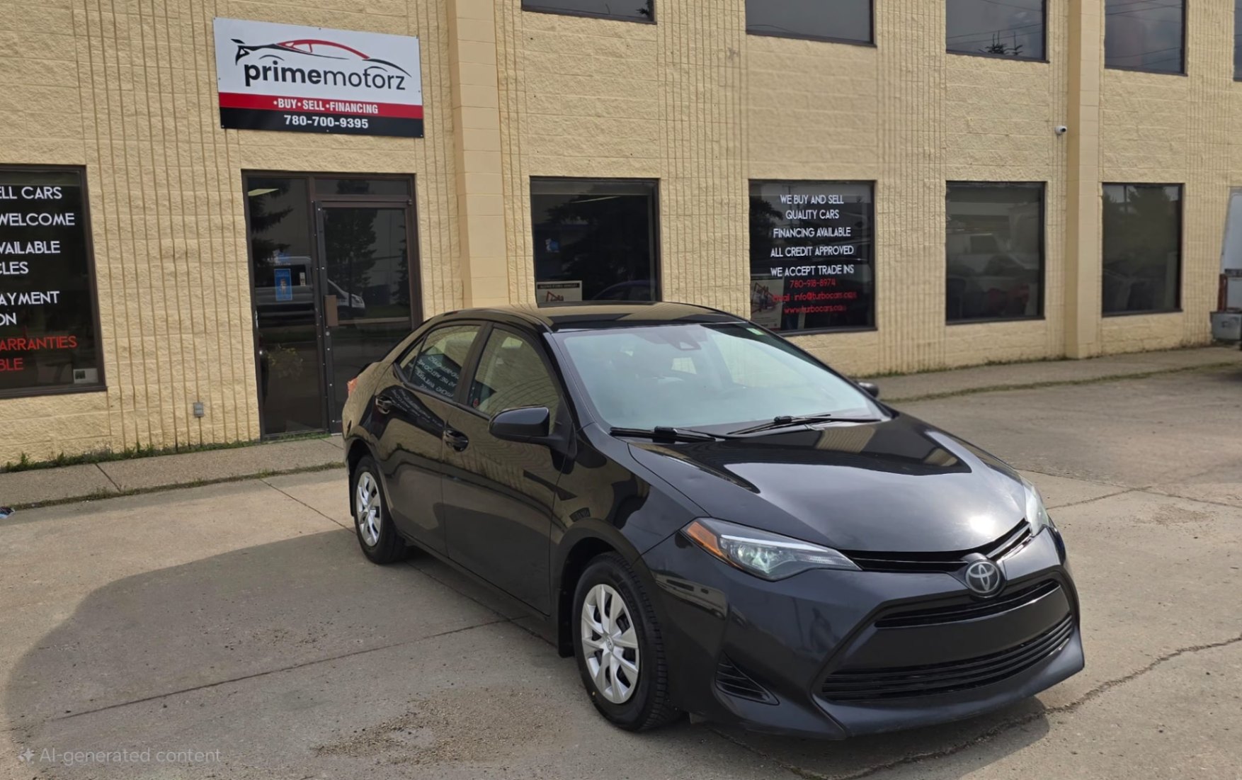 Black 2018 Toyota Corolla Sedan 5-Speed Automatic