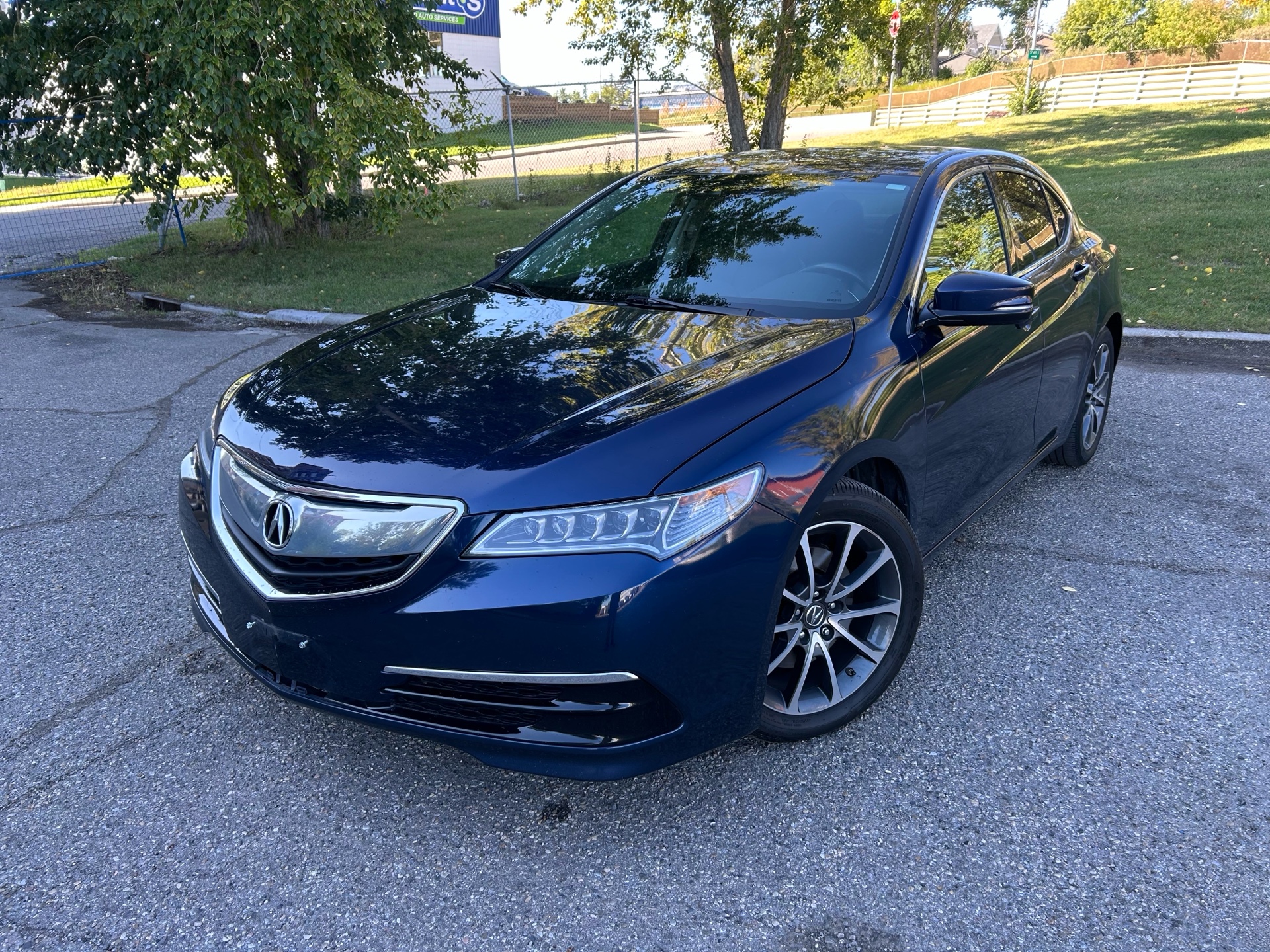 Pre Blue 2017 Acura TLX Sedan All-Wheel Drive Automatic