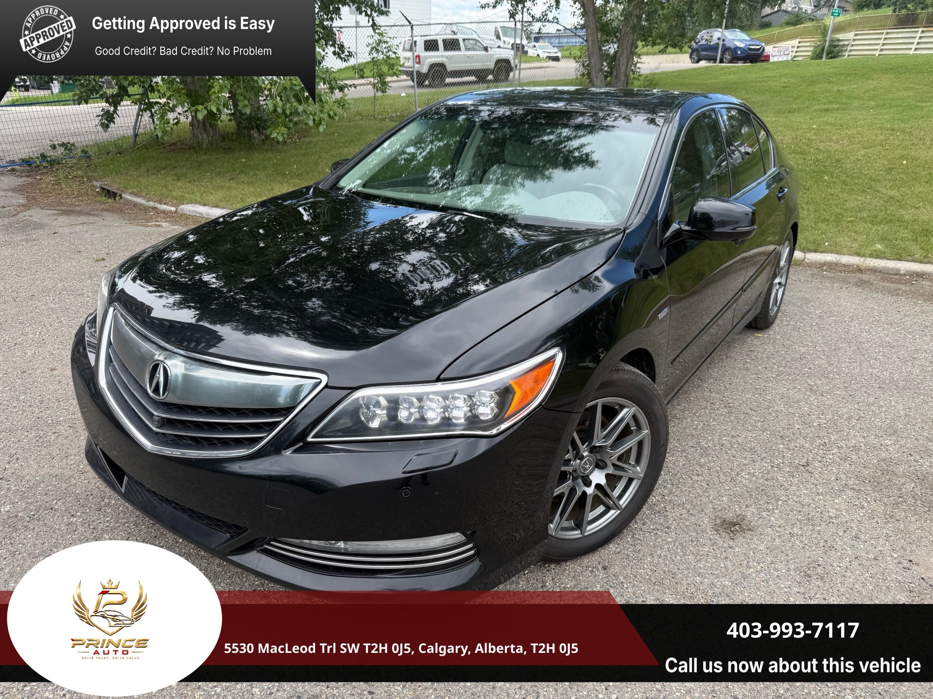 Black 2017 Acura RLX Sedan Automatic