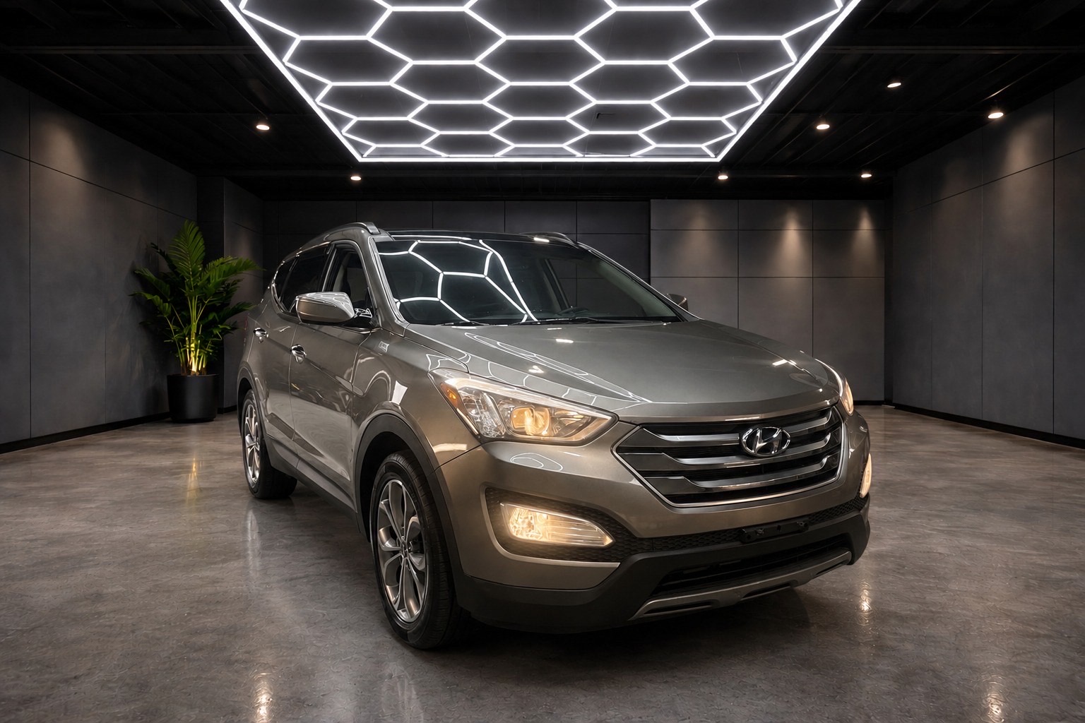 Gray 2016 Hyundai Santa Fe Sport SUV / Crossover Automatic