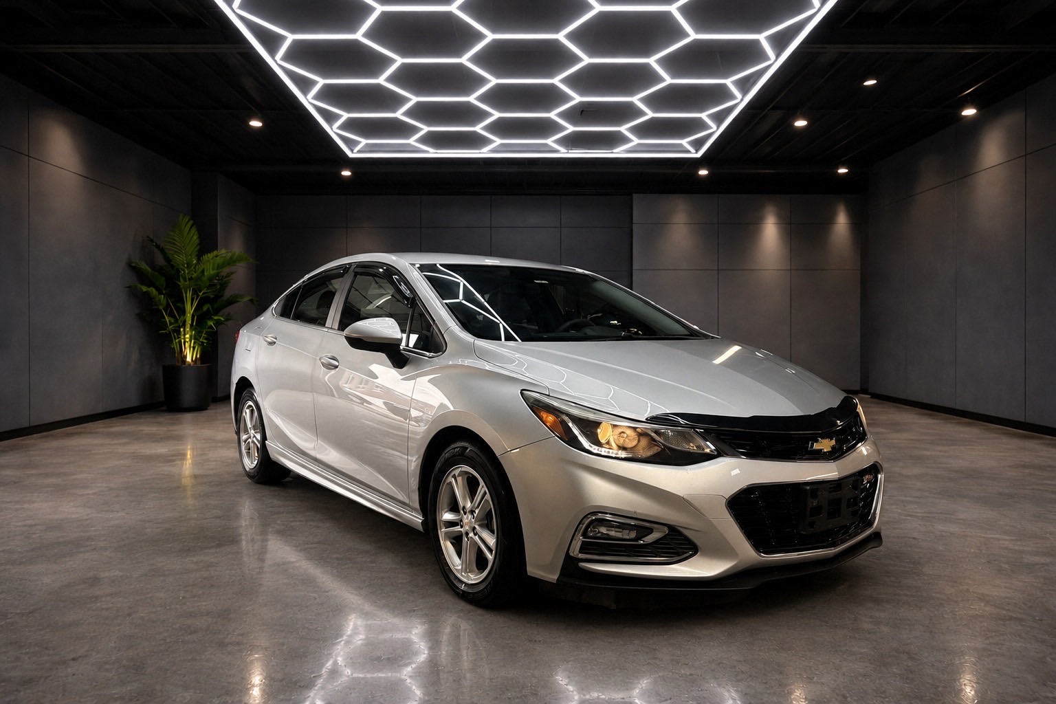 Silver 2017 Chevrolet Cruze Sedan Front-Wheel Drive Automatic