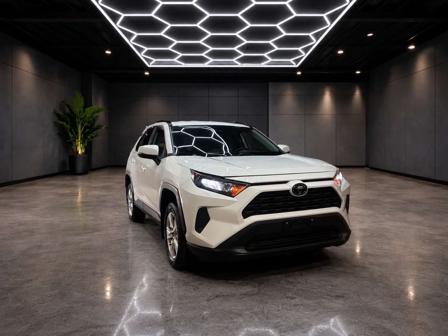 White 2019 Toyota RAV4 SUV / Crossover All-Wheel Drive Automatic