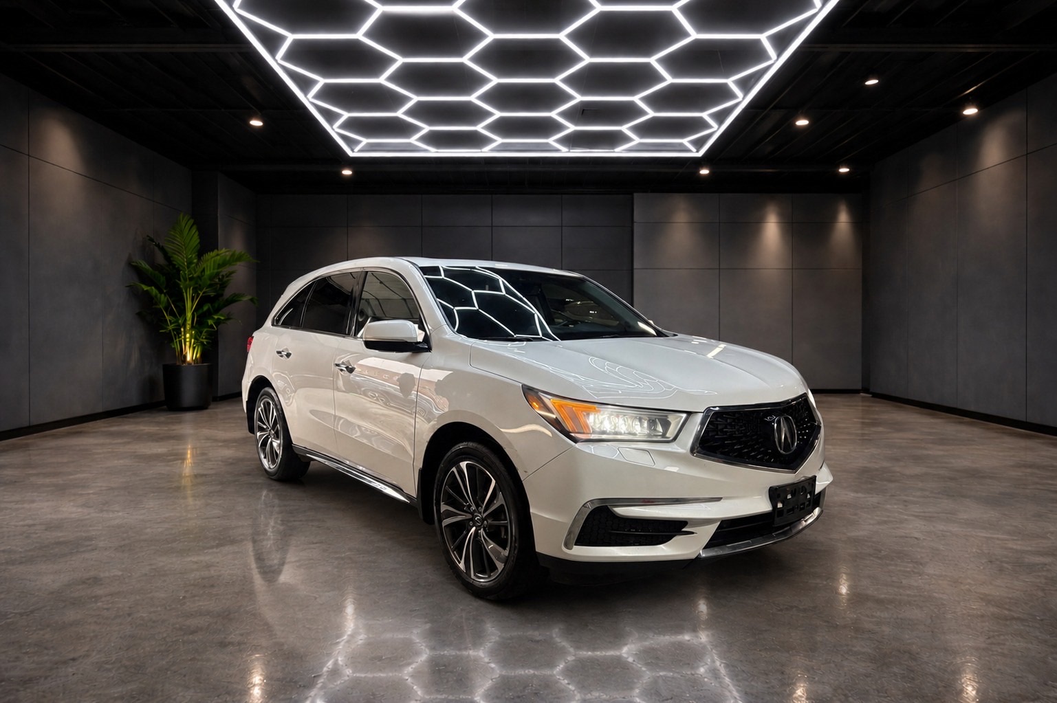 White 2020 Acura MDX SUV / Crossover All-Wheel Drive Automatic