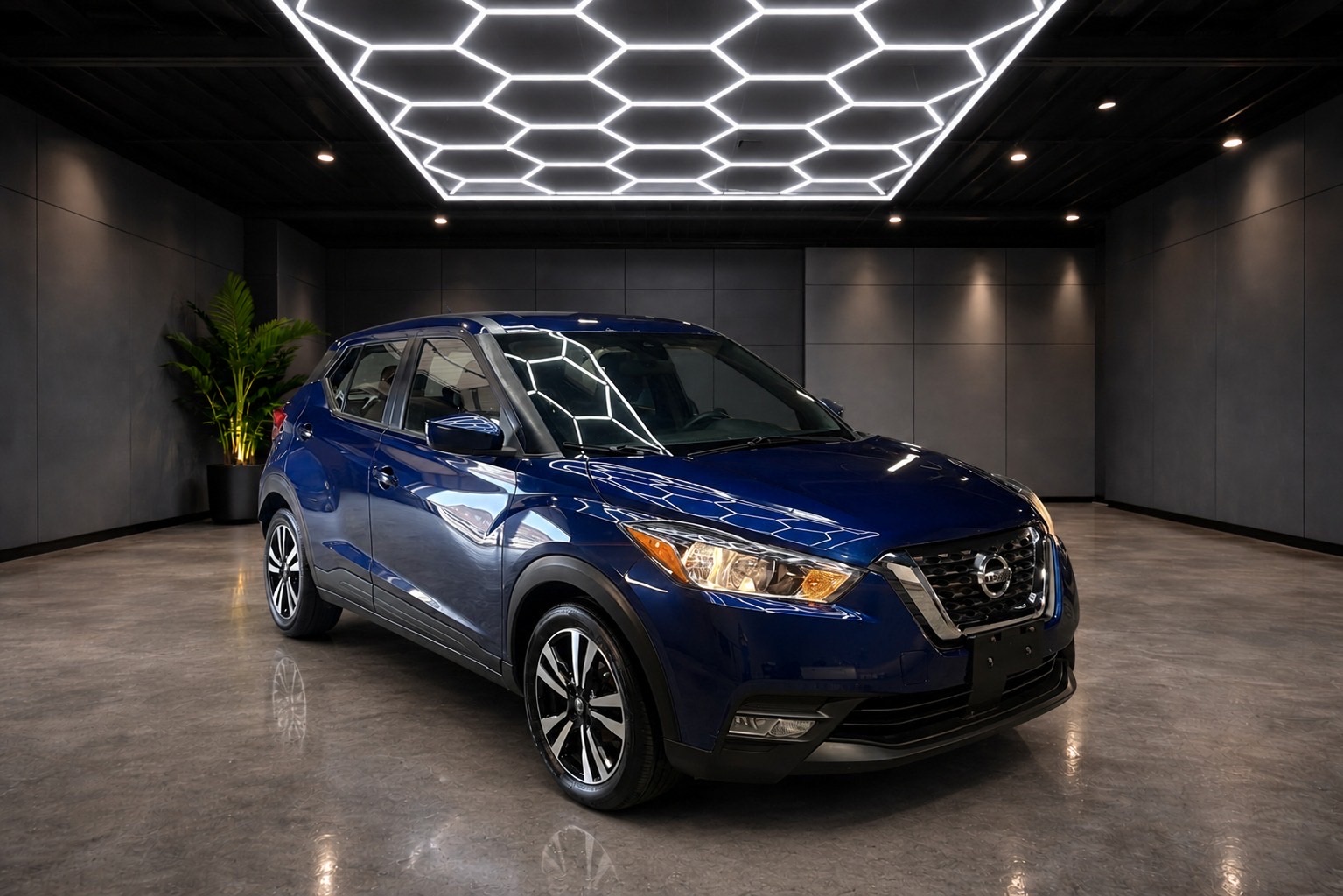 Blue 2020 Nissan Kicks SUV / Crossover Front-Wheel Drive Automatic