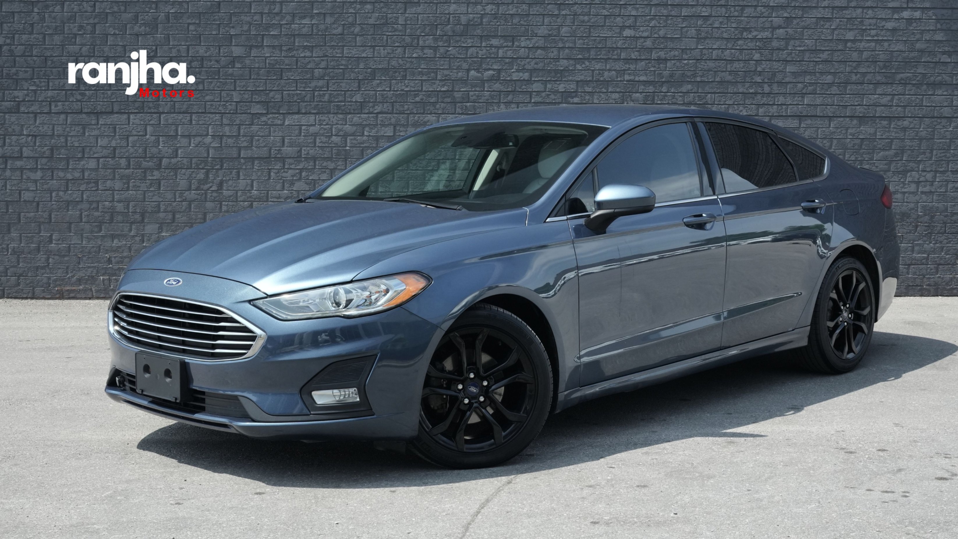 Blue 2019 Ford Fusion Sedan Front-Wheel Drive Automatic