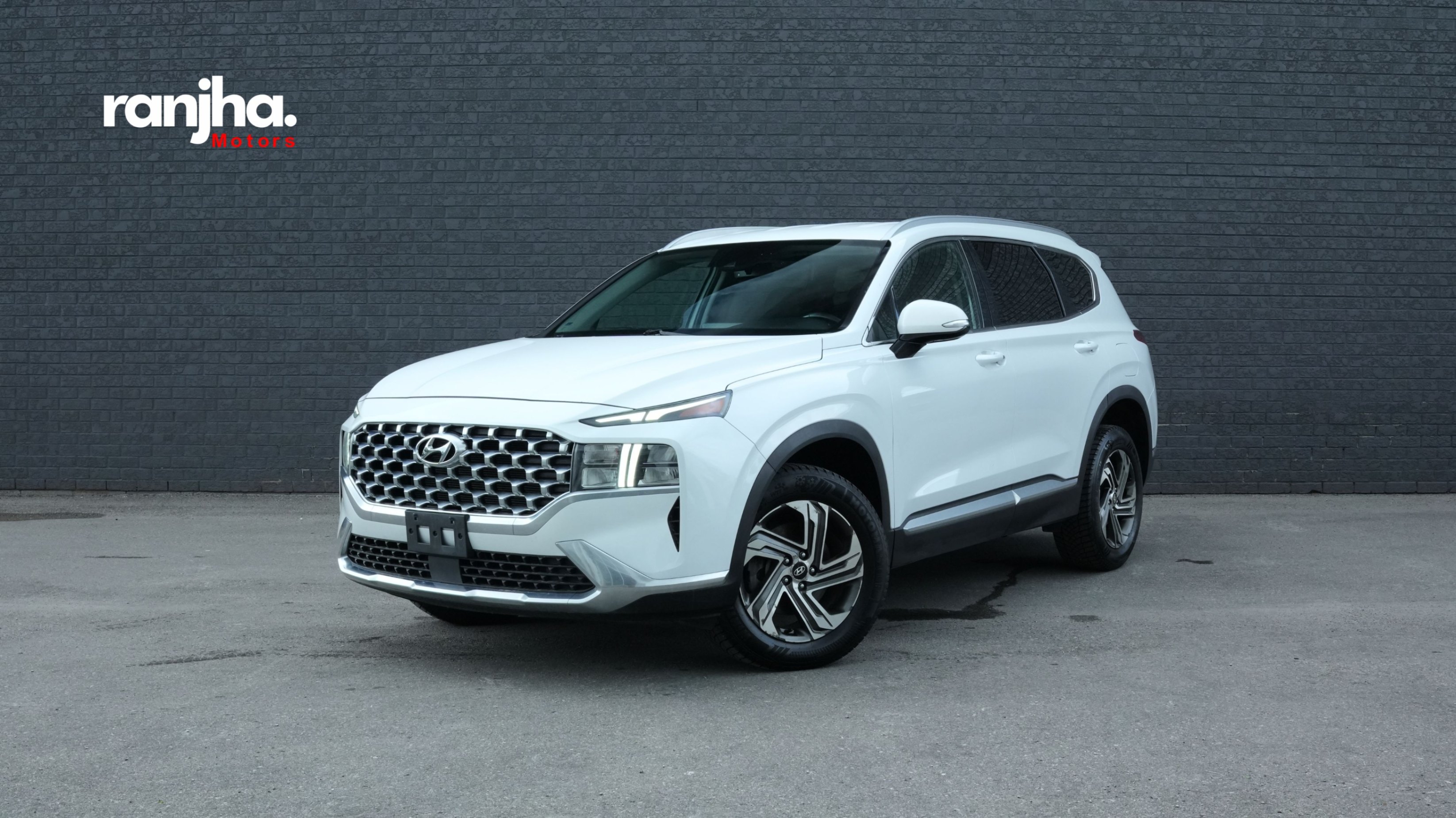 White 2021 Hyundai Santa Fe Preferred AWD SUV / Crossover Automatic
