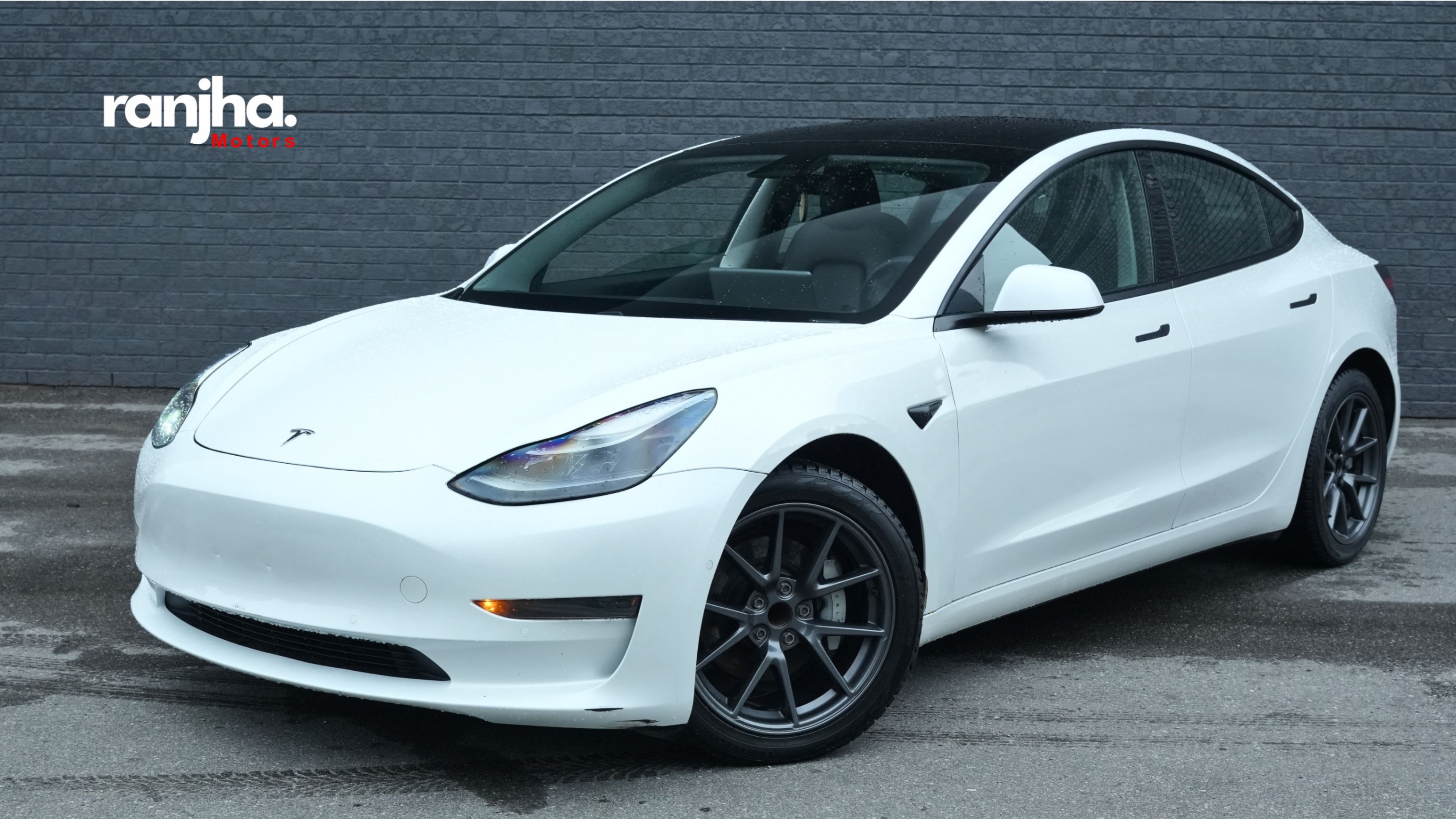 White 2021 Tesla Model 3 Sedan Rear-Wheel Drive Automatic