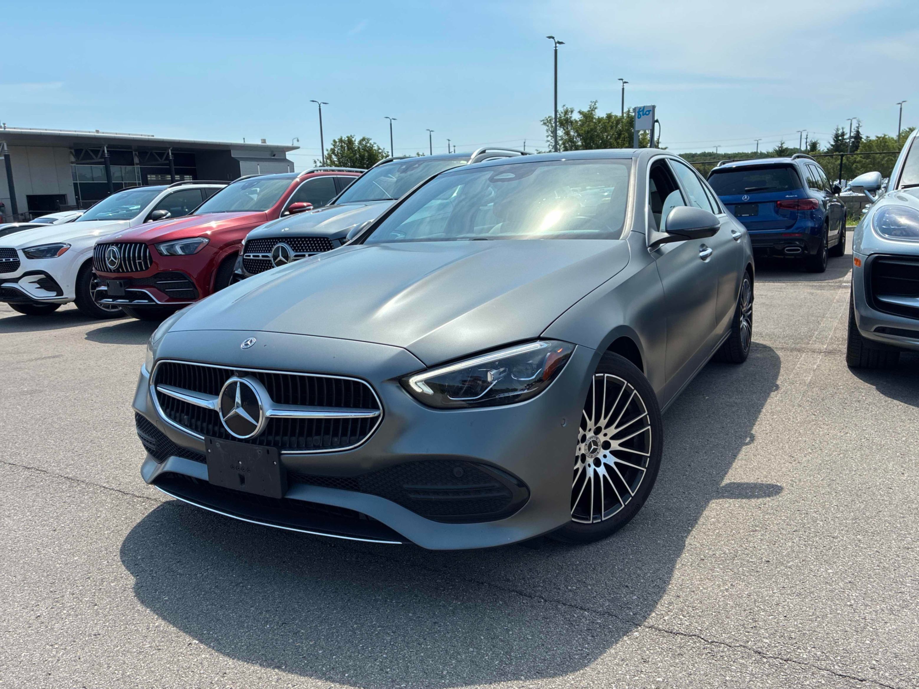 Gray 2022 Mercedes-Benz C-Class Sedan All-Wheel Drive Automatic