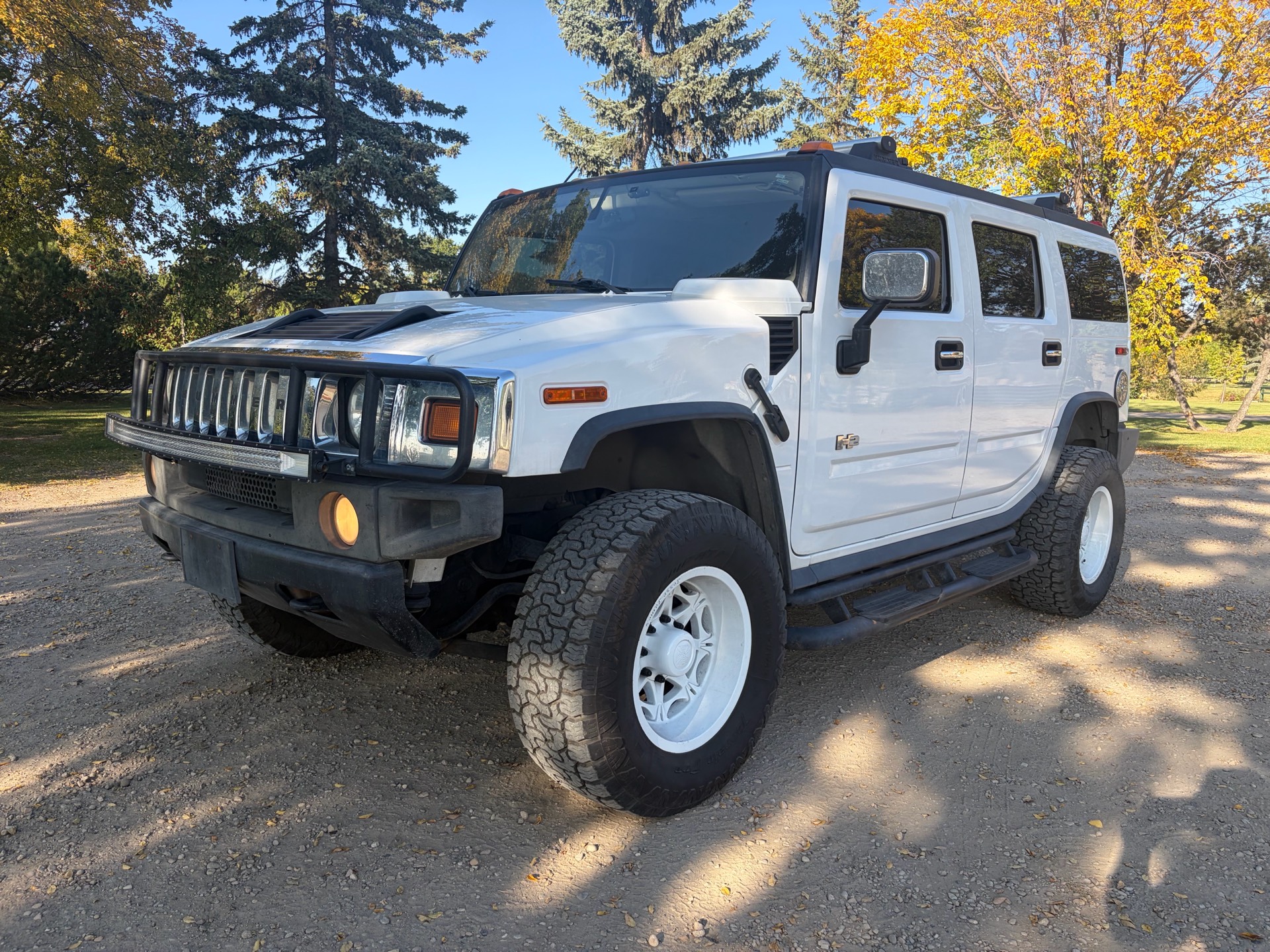 White 2003 Hummer H2 SUV / Crossover Four-Wheel Drive Automatic