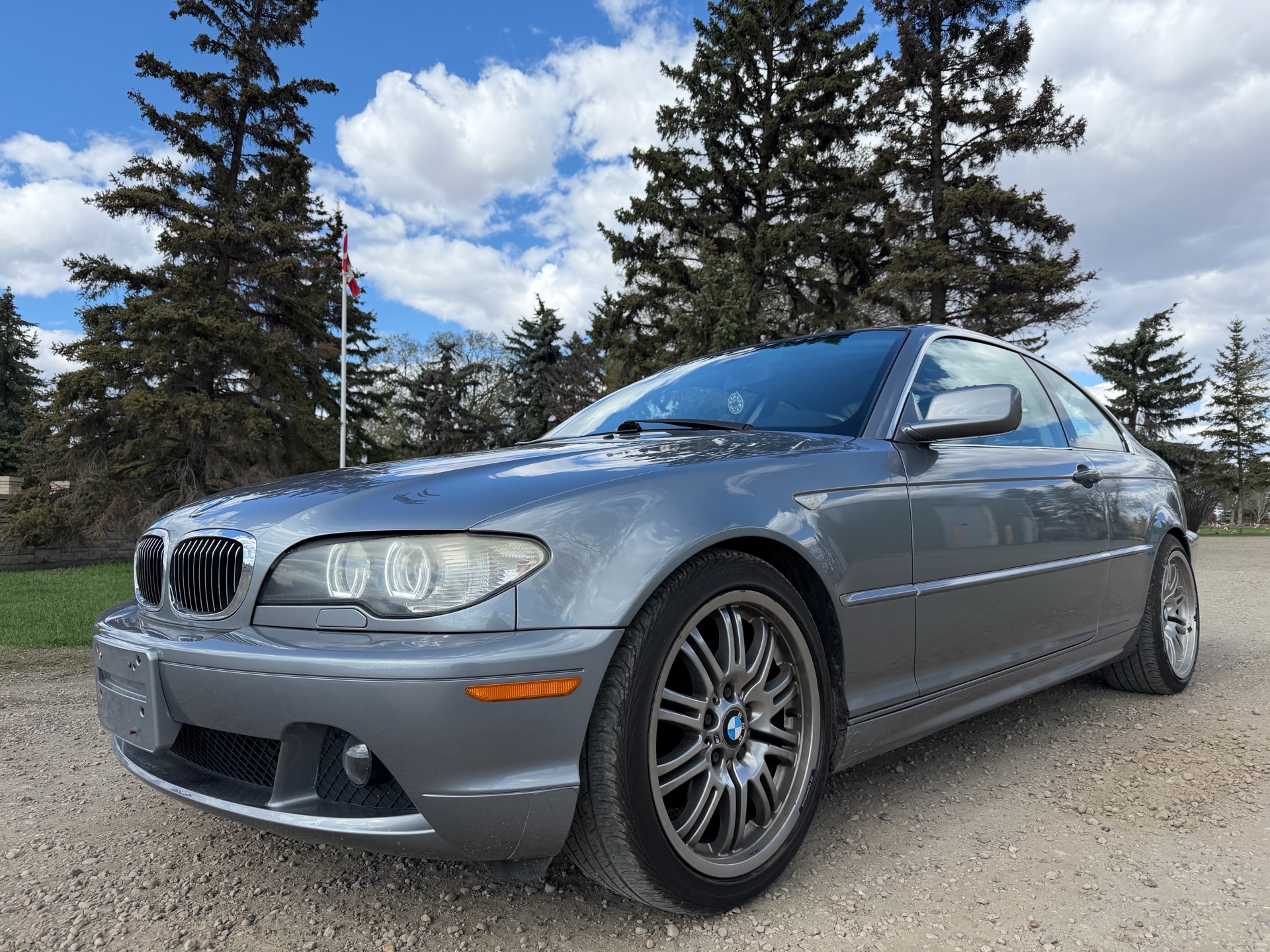 Gray 2004 BMW 3 Series Coupe Rear-Wheel Drive Automatic