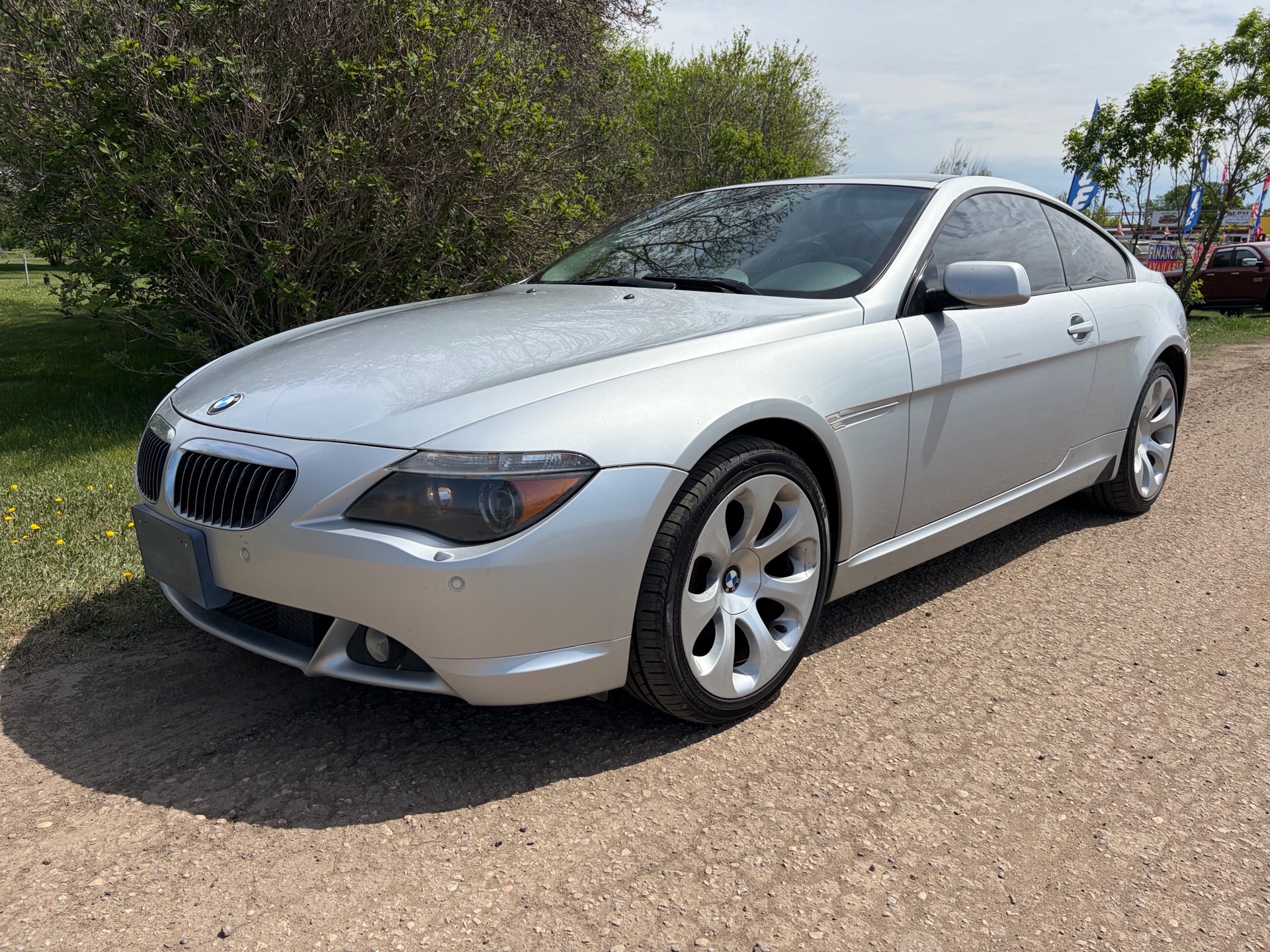 Silver 2005 BMW 6 Series Coupe Rear-Wheel Drive Automatic