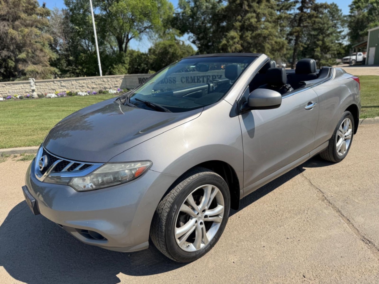 Gray 2011 Nissan Murano CrossCabriolet Convertible All-Wheel Drive Automatic