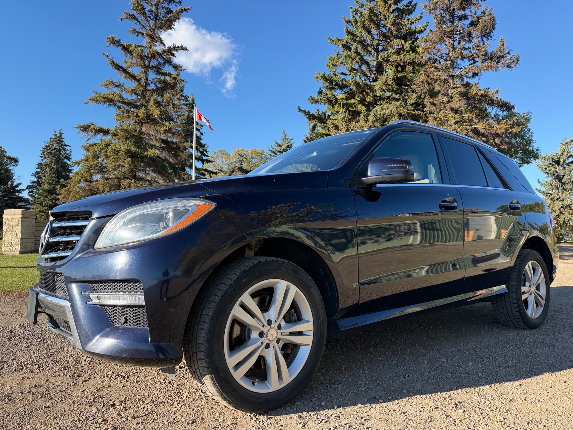 Blue 2013 Mercedes-Benz M-Class SUV / Crossover All-Wheel Drive Automatic