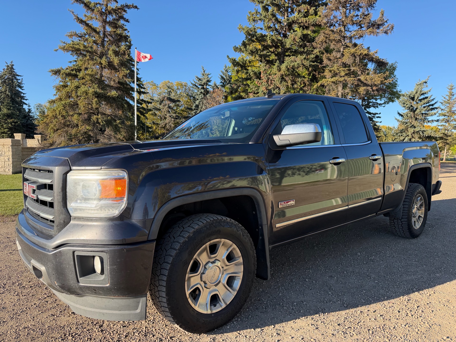Gray 2014 GMC Sierra 1500 Pickup Truck Four-Wheel Drive Automatic