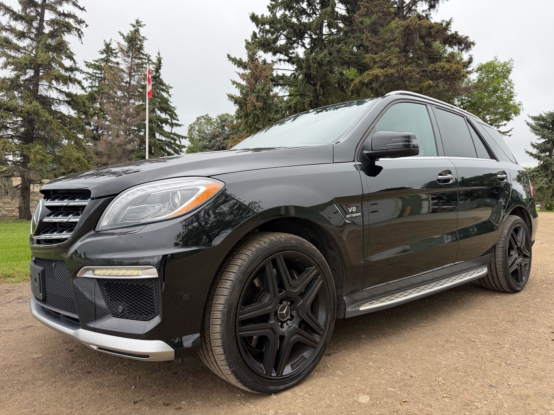 Black 2015 Mercedes-Benz M-Class SUV / Crossover All-Wheel Drive Automatic