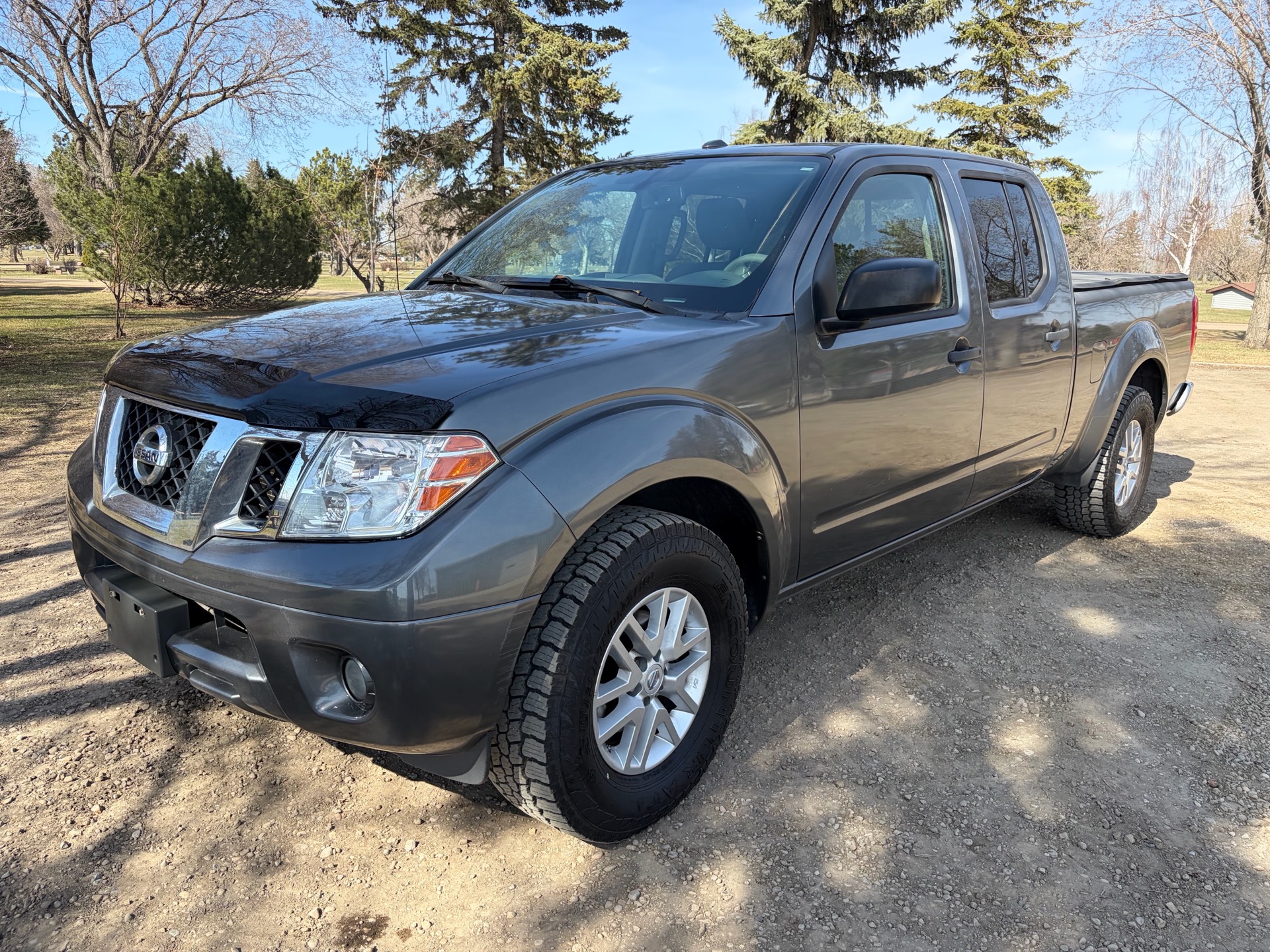 Gray 2016 Nissan Frontier Pickup Truck Four-Wheel Drive Automatic