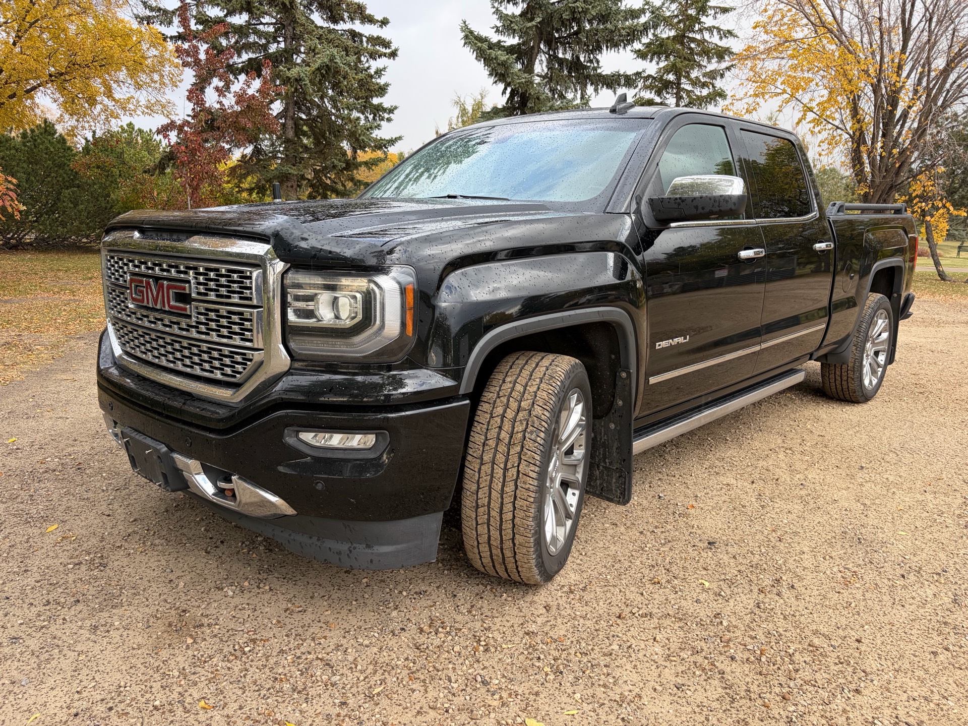 Black 2017 GMC Sierra 1500 Pickup Truck Four-Wheel Drive Automatic