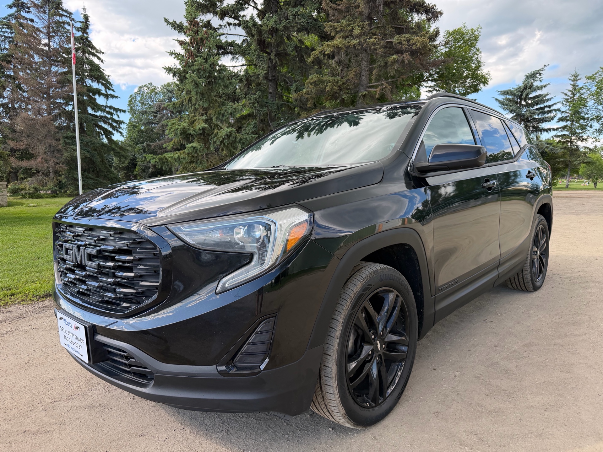 Black 2018 GMC Terrain SUV / Crossover Four-Wheel Drive Automatic