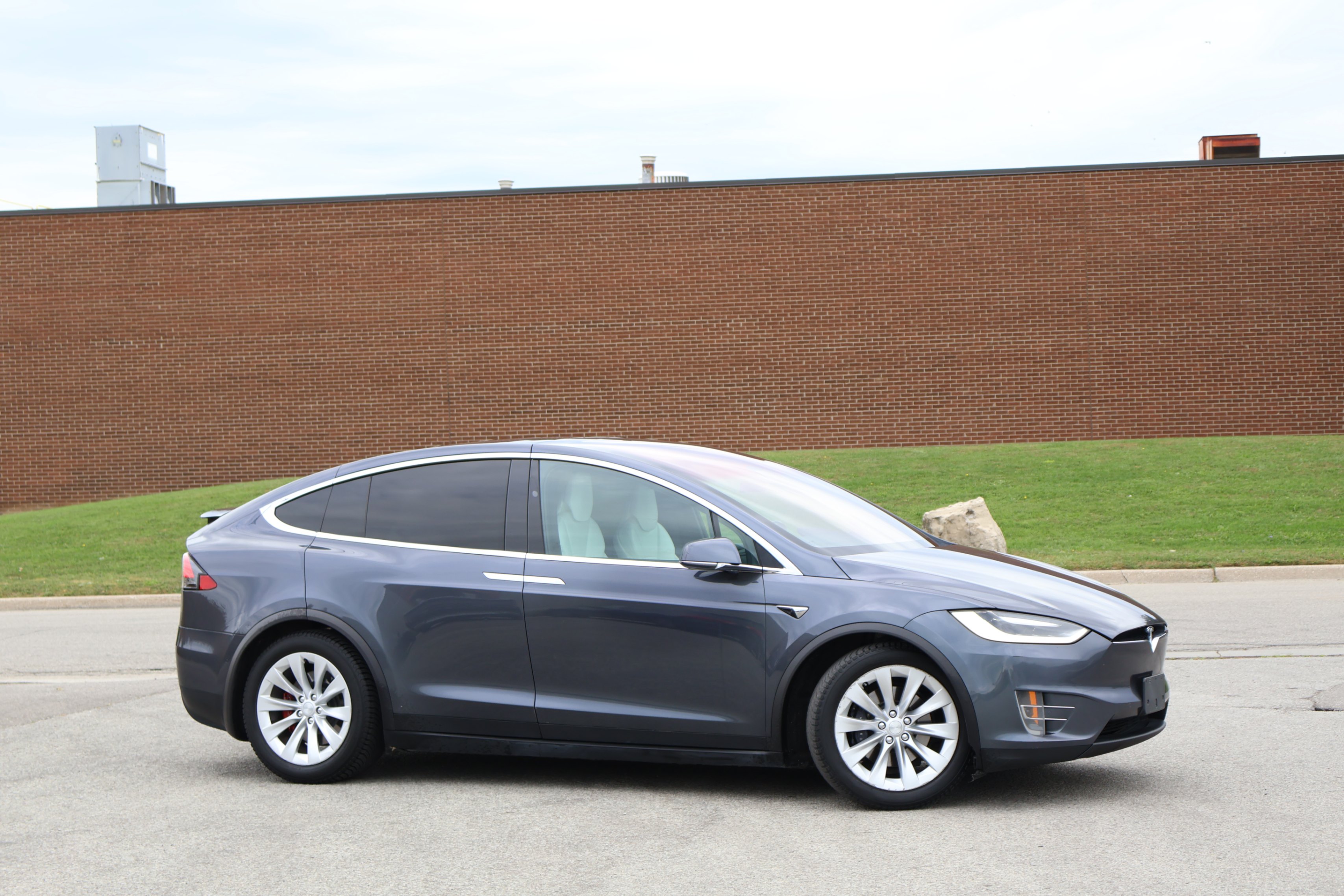 Gray 2016 Tesla Model X SUV / Crossover All-Wheel Drive Automatic