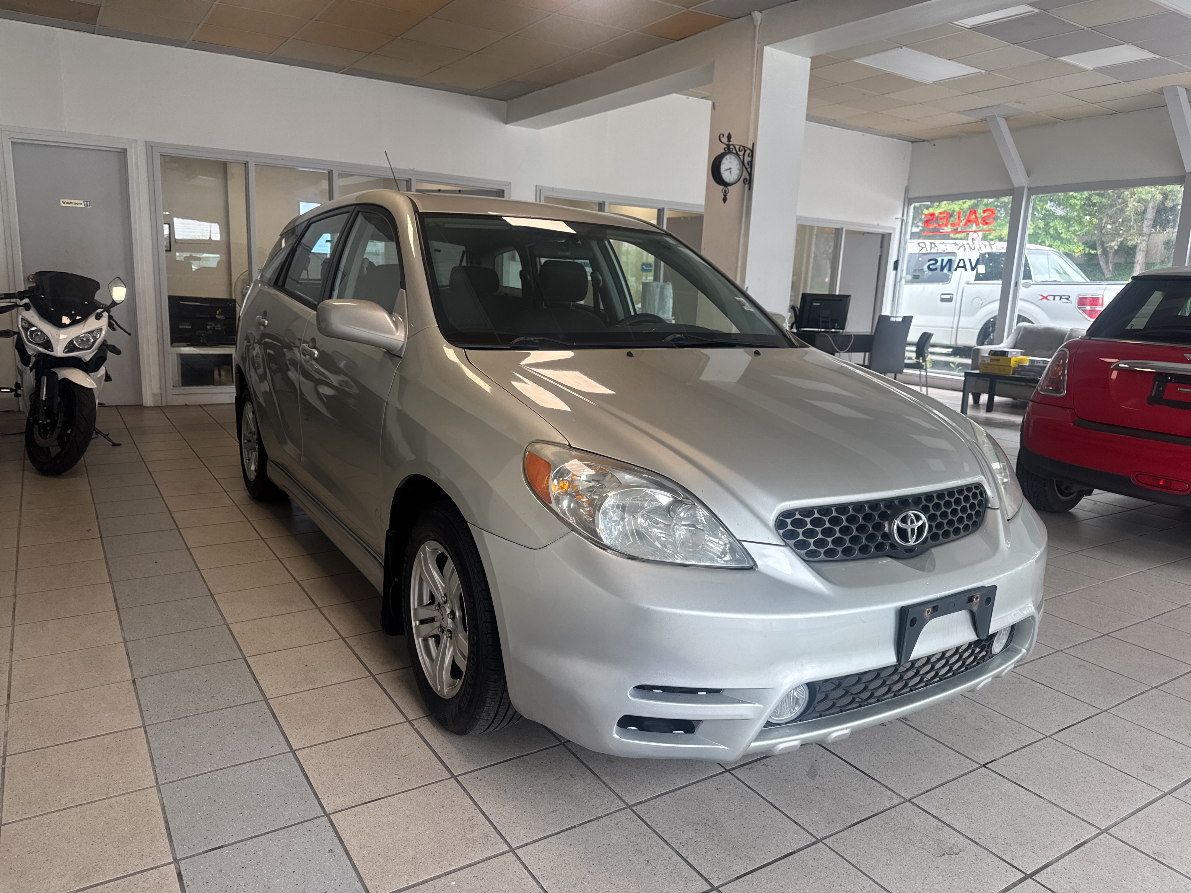 Gray 2004 Toyota Matrix Hatchback Automatic