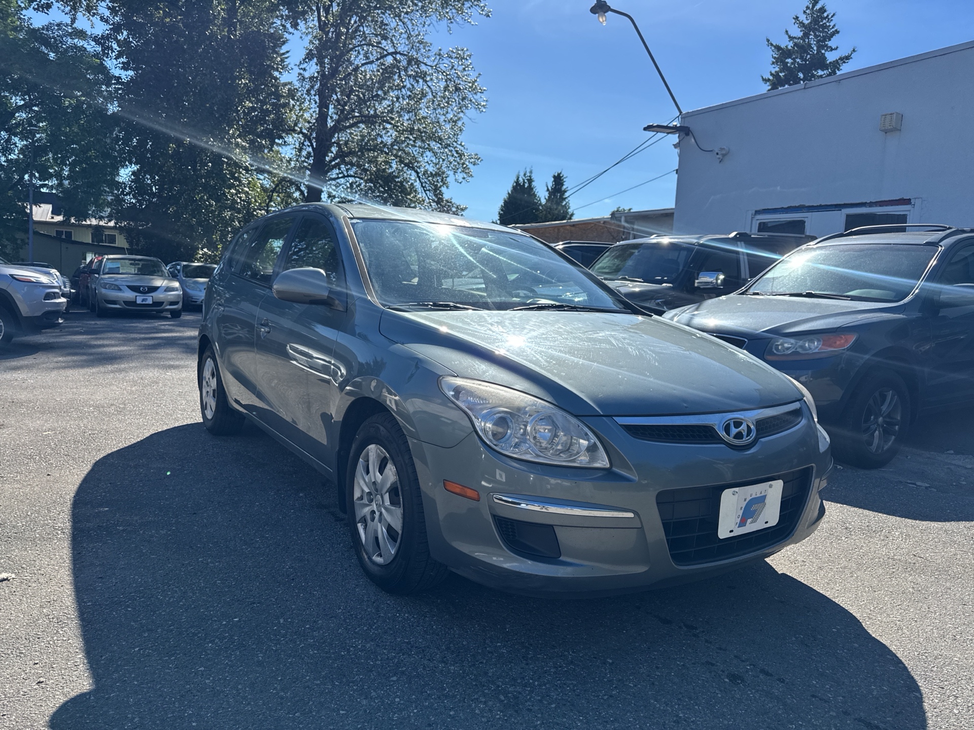 Gray 2010 Hyundai Elantra Touring GL FWD Hatchback Automatic