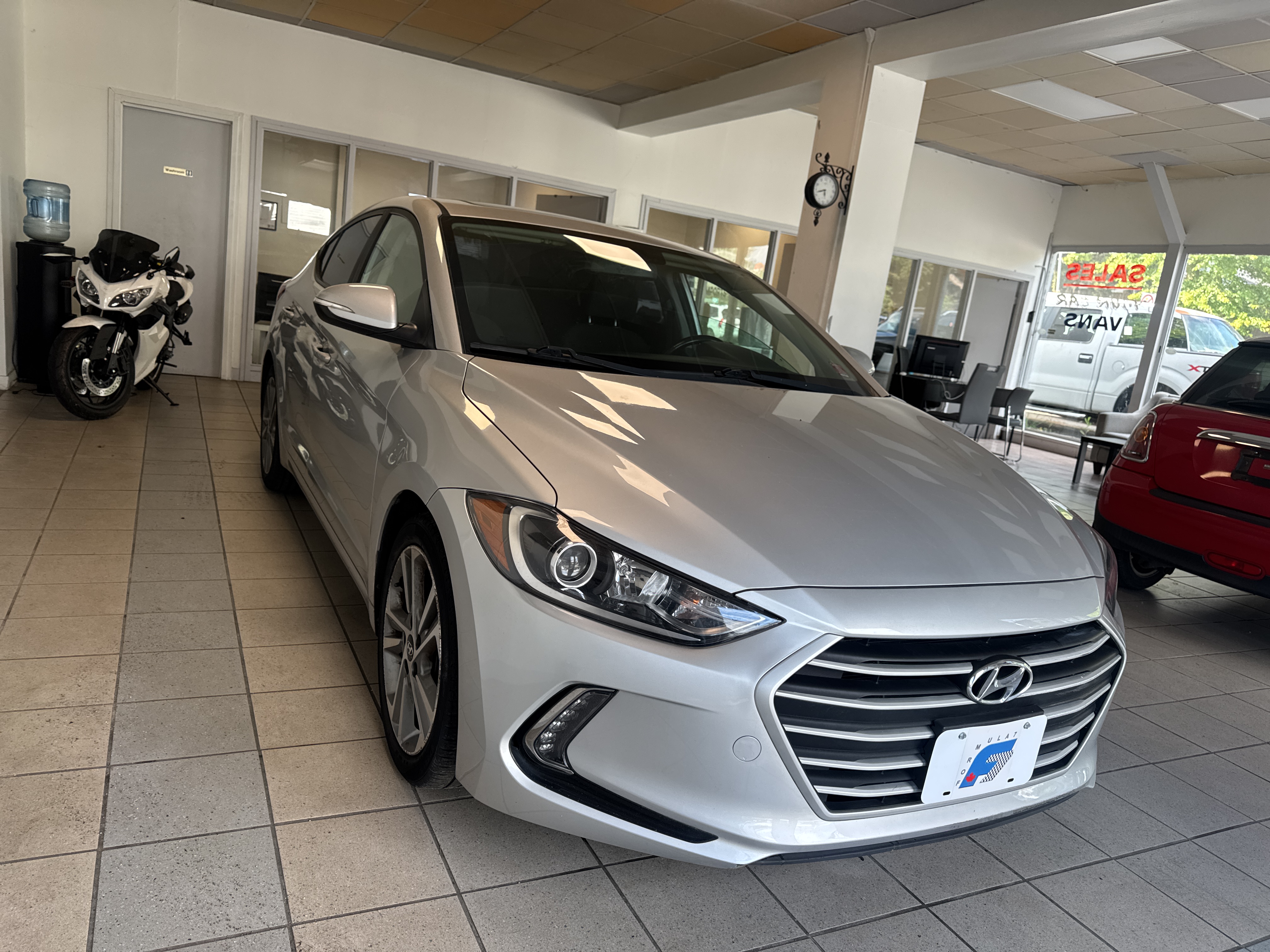 Silver 2017 Hyundai Elantra Sedan Automatic