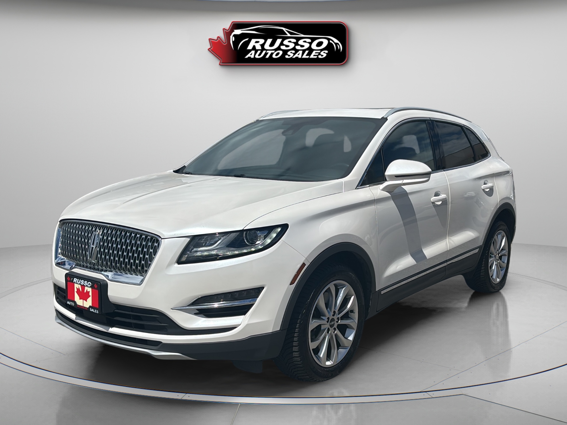 White 2019 Lincoln MKC SUV / Crossover All-Wheel Drive Automatic