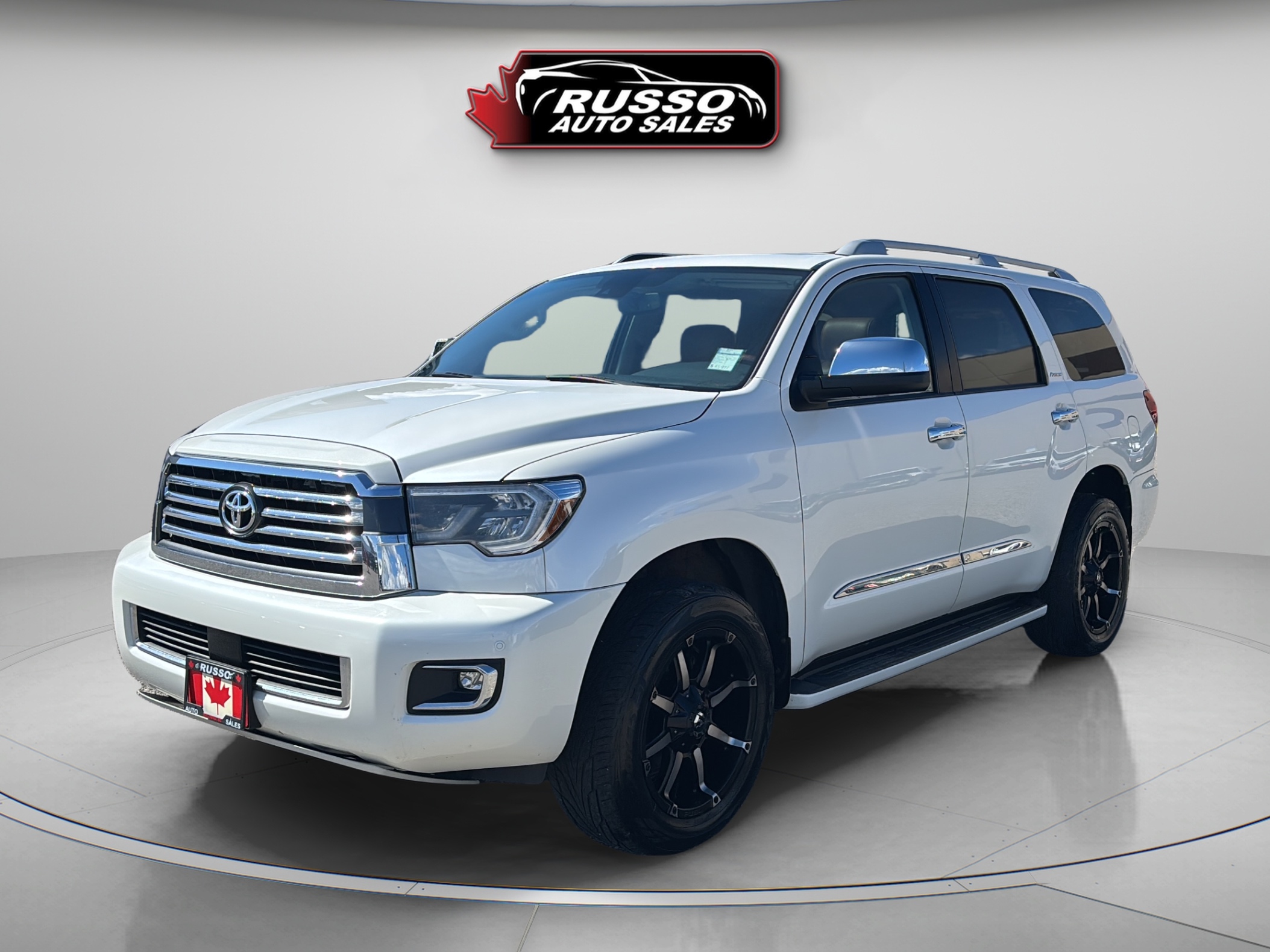 White 2019 Toyota Sequoia Platinum 4WD SUV / Crossover Four-Wheel Drive Automatic