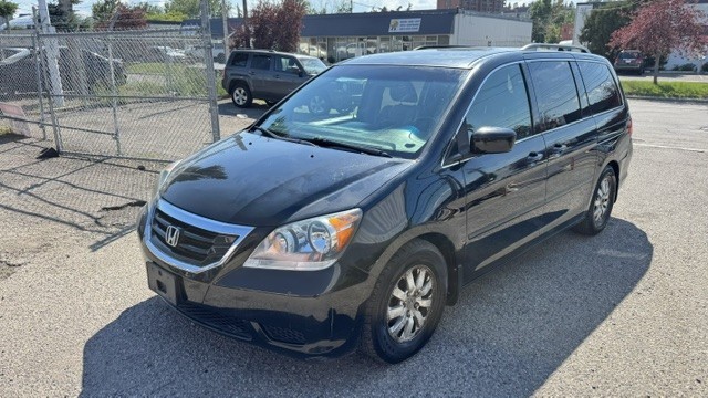 Black 2010 Honda Odyssey Minivan Front-Wheel Drive Automatic