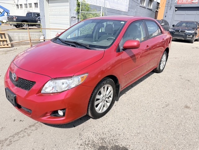 Red 2010 Toyota Corolla Sedan Automatic