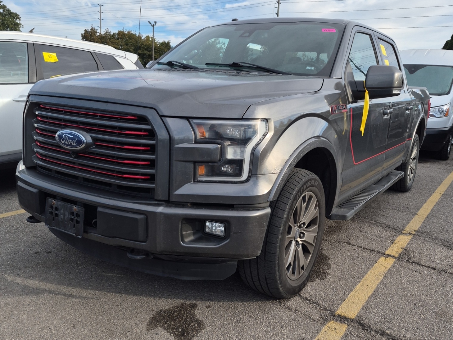 Gray 2016 Ford F-150 Pickup Truck Four-Wheel Drive 6-Speed Manual