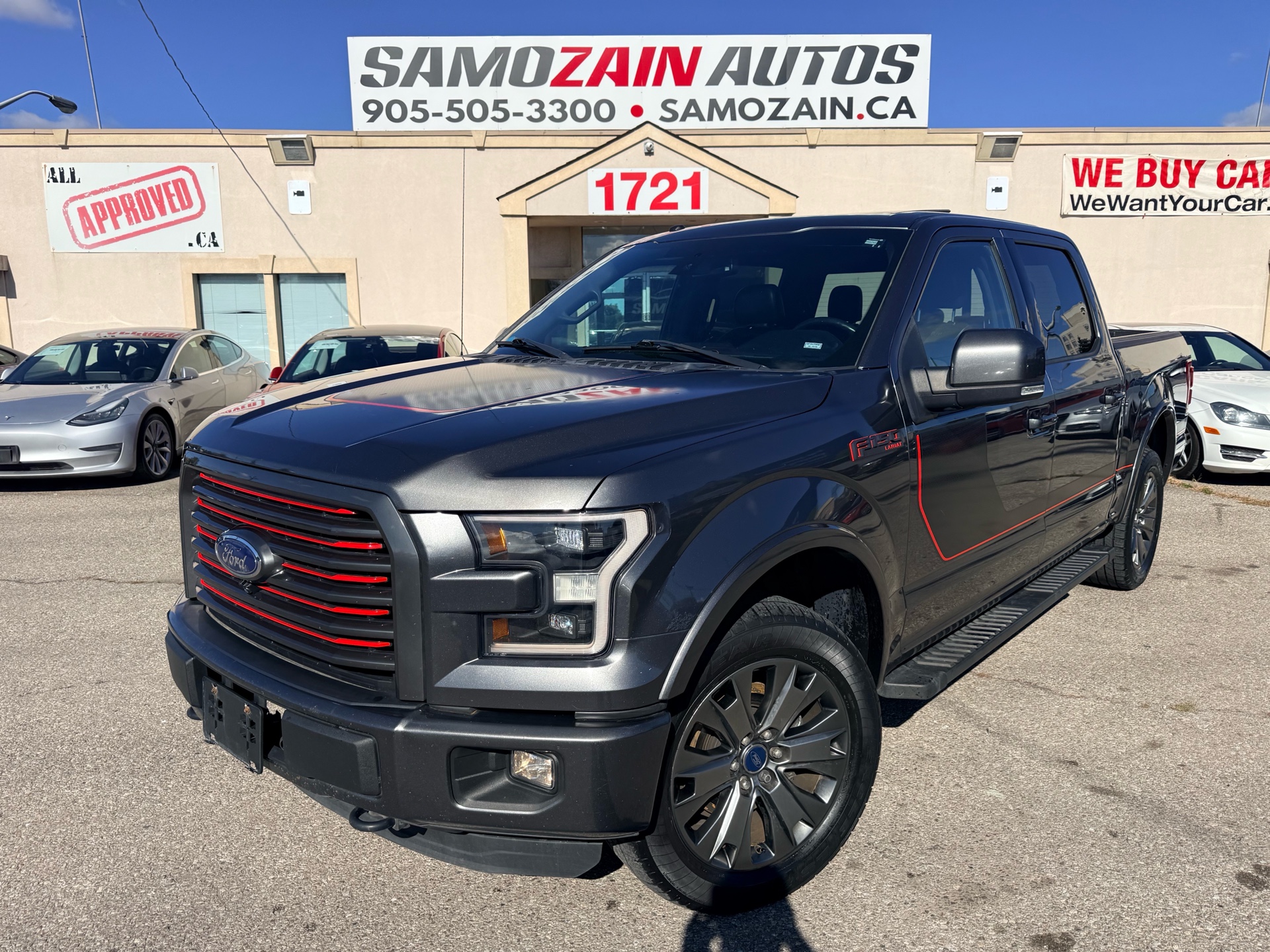 Gray 2016 Ford F-150 Pickup Truck Four-Wheel Drive 6-Speed Manual