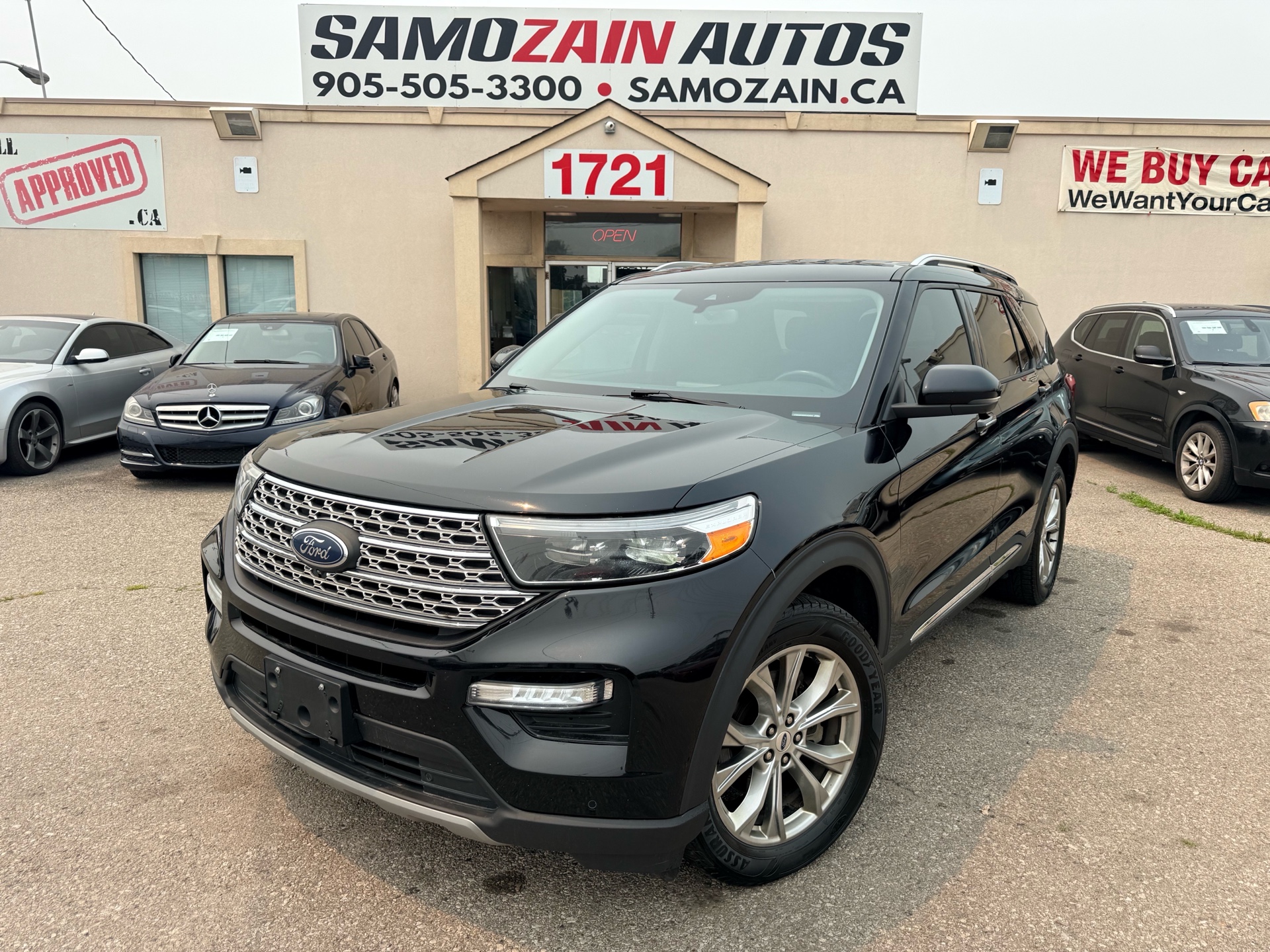 Black 2021 Ford Explorer SUV / Crossover All-Wheel Drive Automatic
