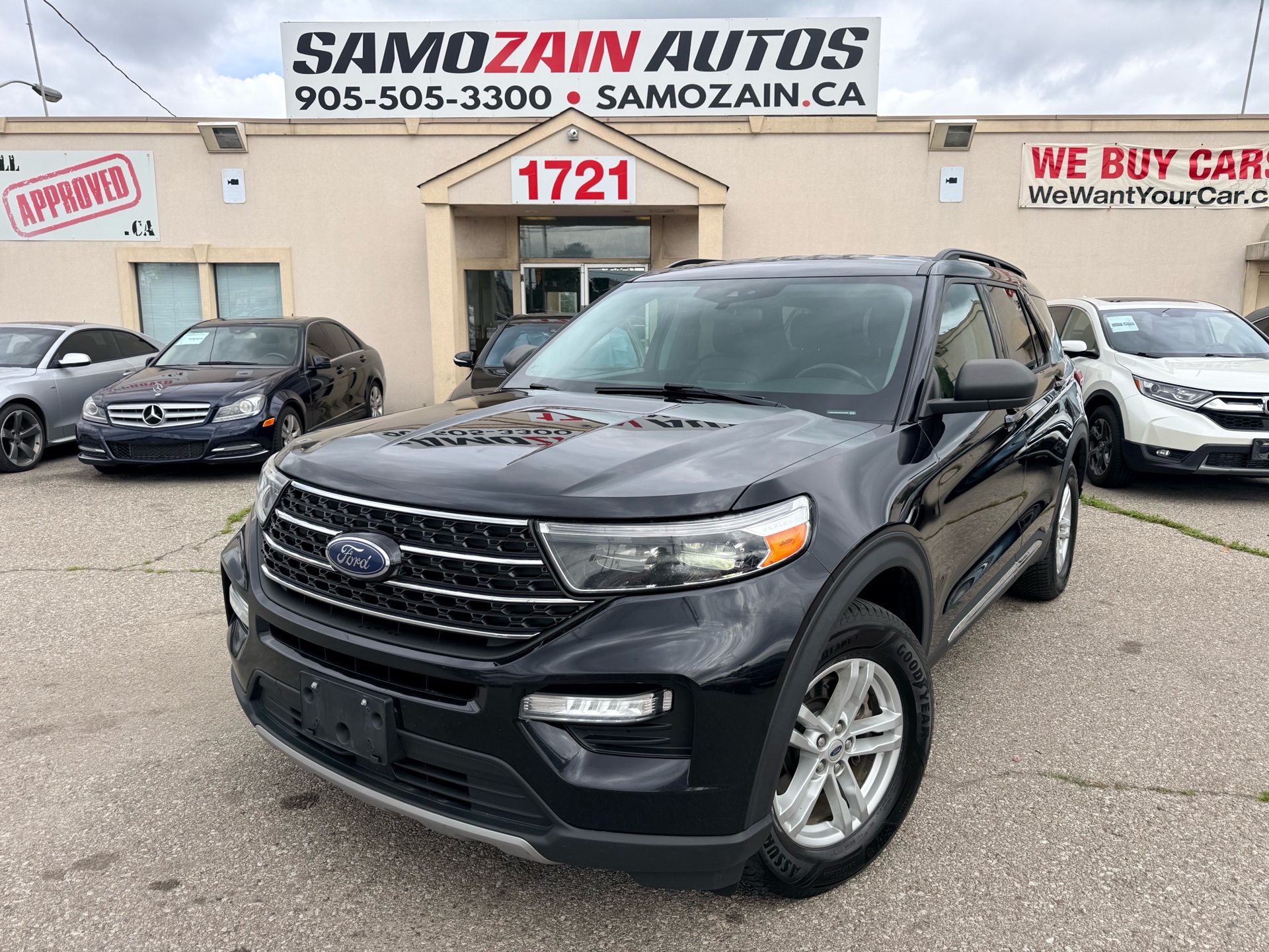 Black 2021 Ford Explorer SUV / Crossover All-Wheel Drive Automatic