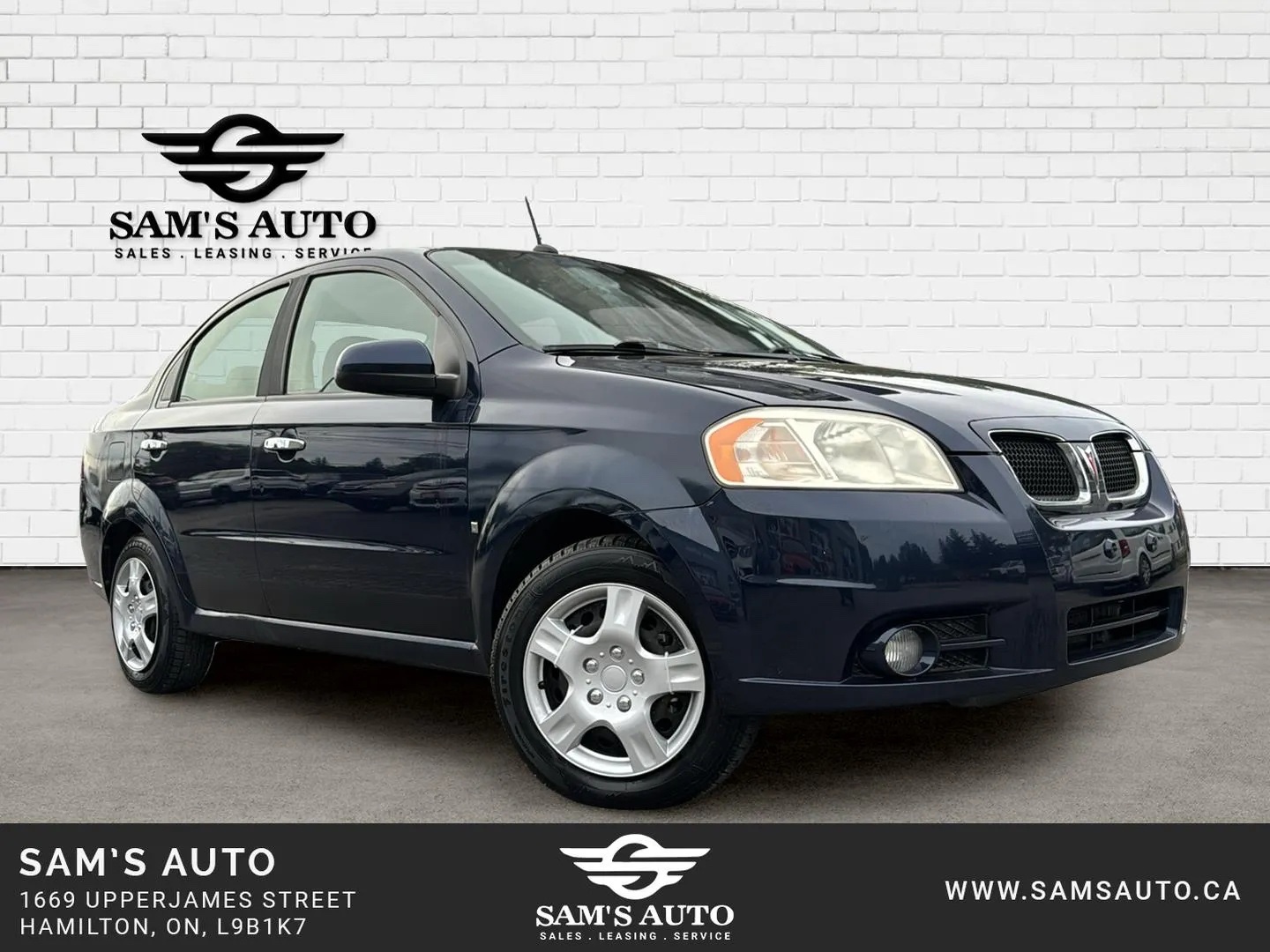 2009 Pontiac G3 Wave SE Sedan FWD