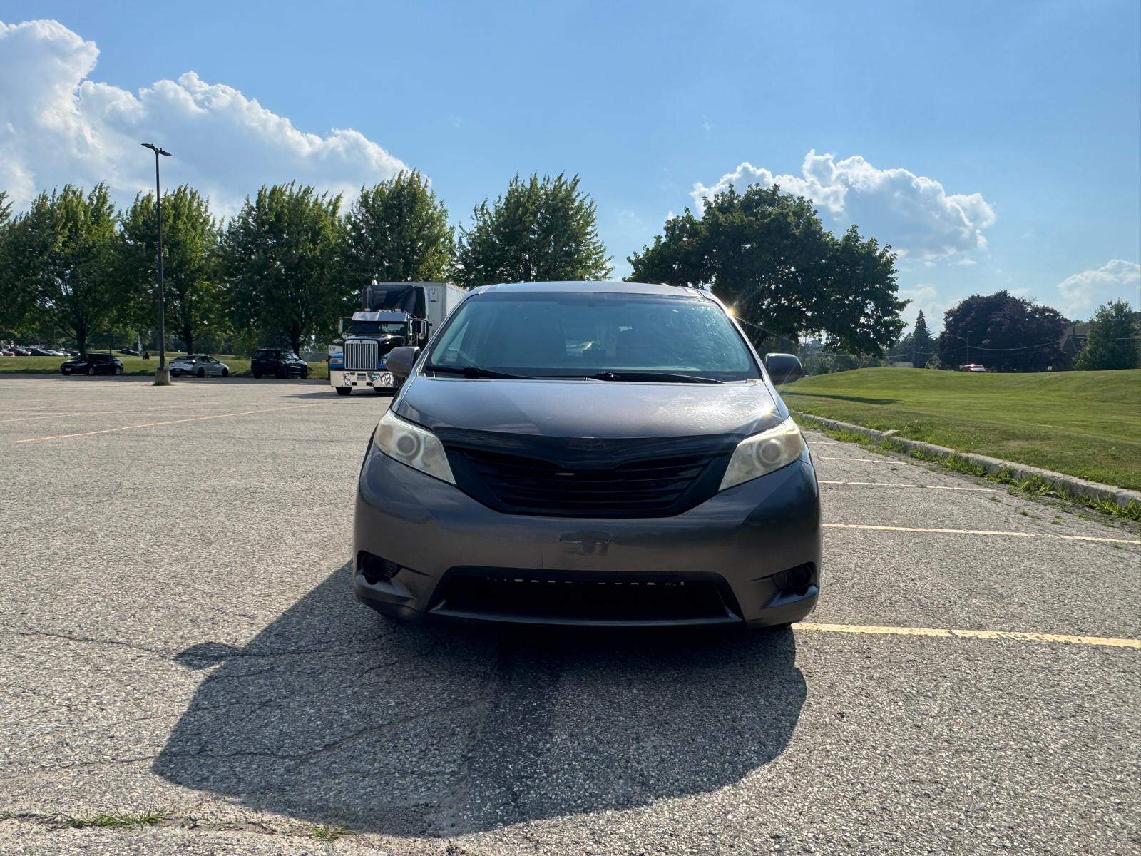 Gray 2011 Toyota Sienna Minivan Front-Wheel Drive Automatic