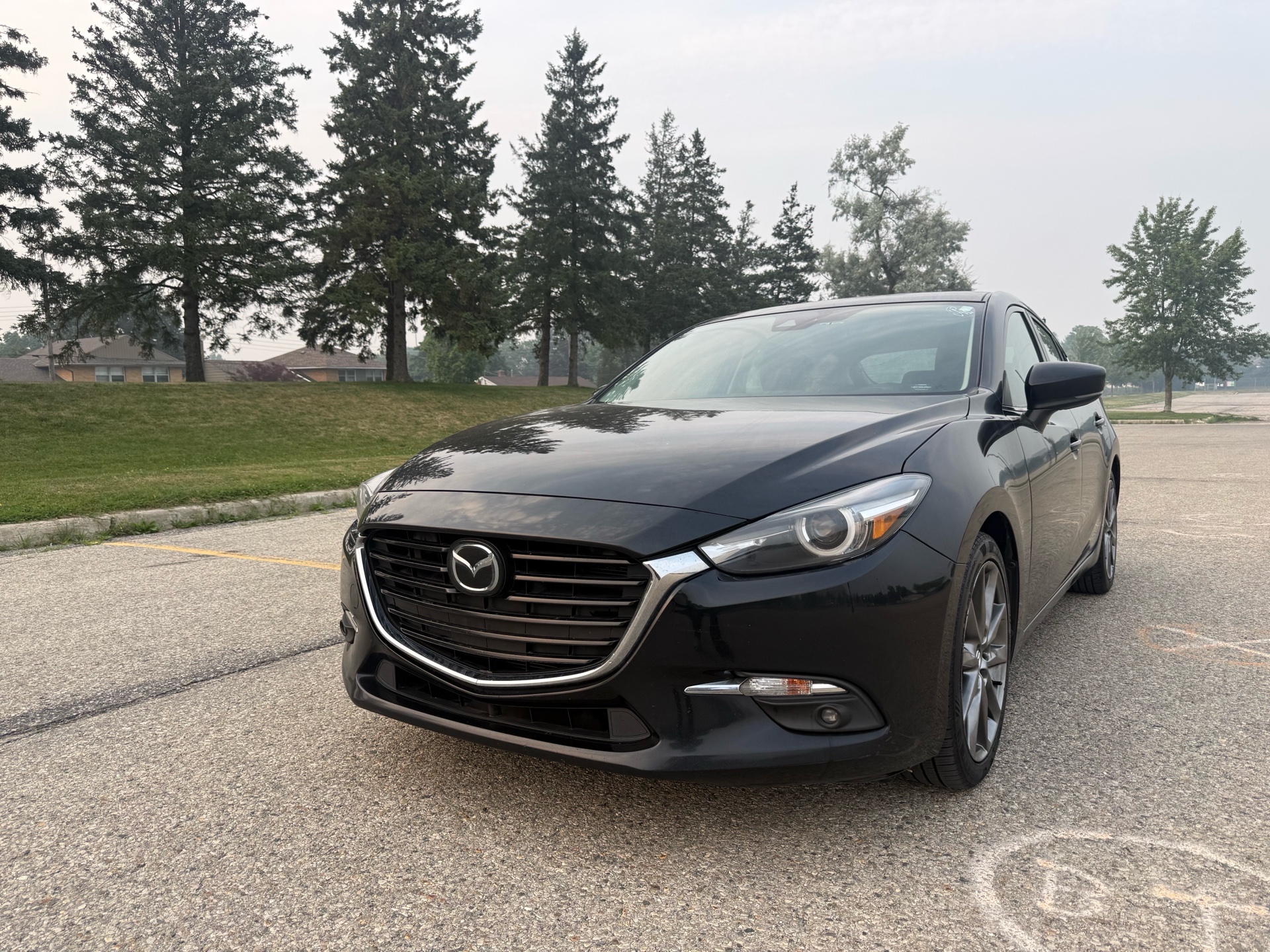 Black 2018 Mazda MAZDA3 Sport Hatchback Automatic