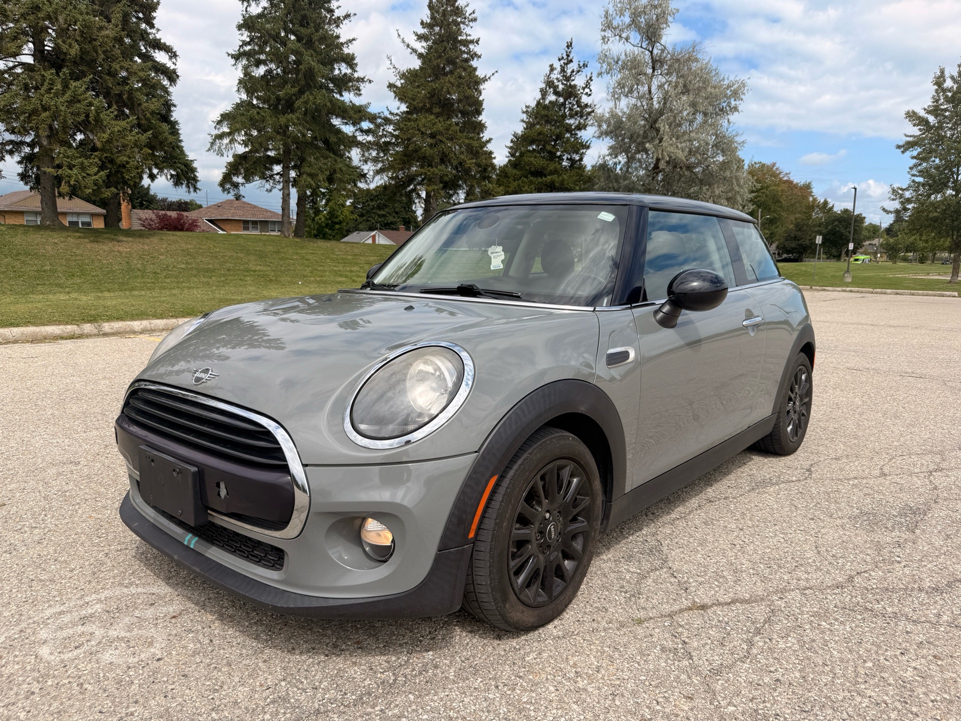 Gray 2019 MINI Cooper Hatchback Front-Wheel Drive Automatic