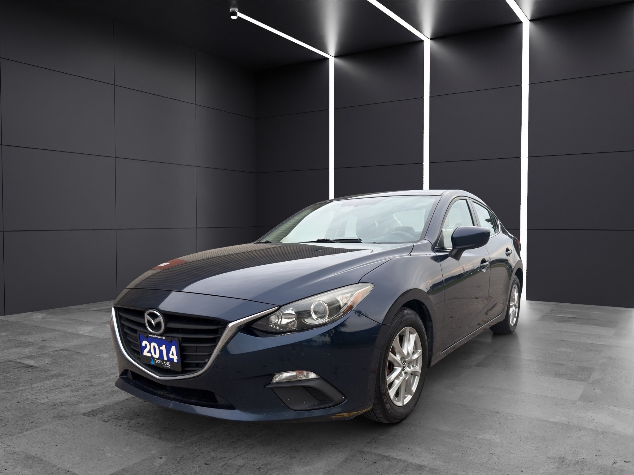 Blue 2014 Mazda MAZDA3 Sedan Automatic
