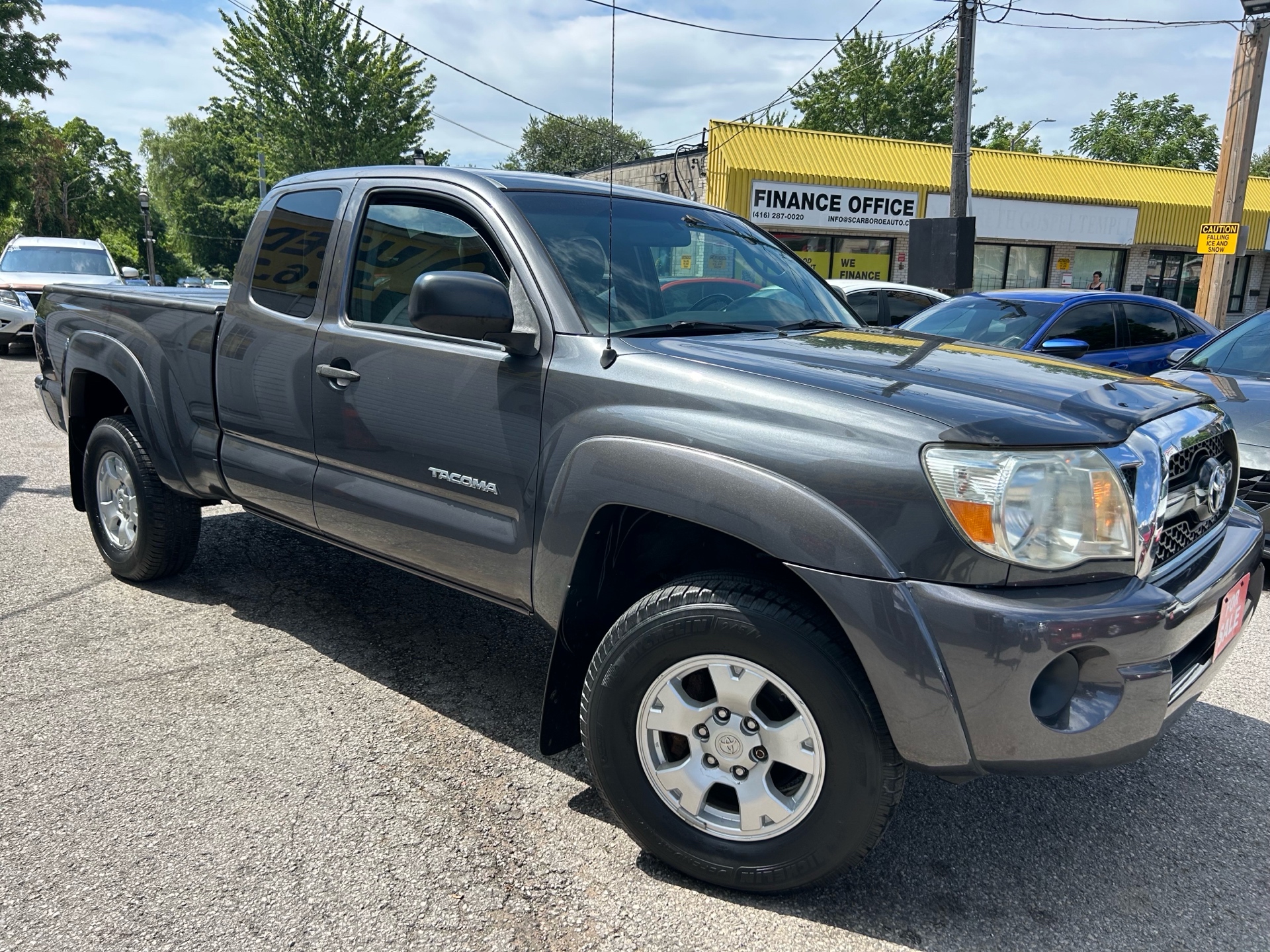 Gray 2011 Toyota Tacoma Pickup Truck Four-Wheel Drive Automatic