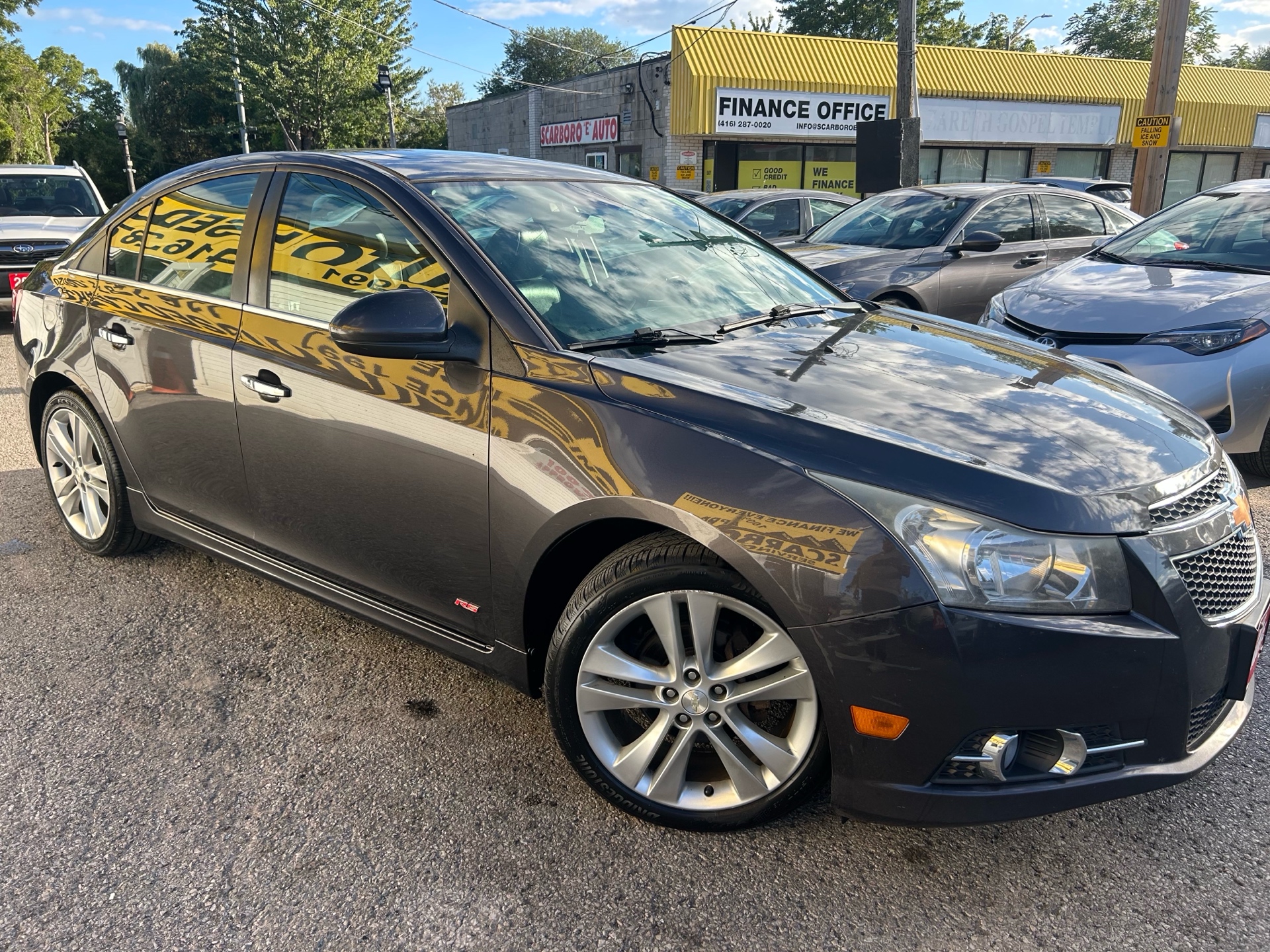 Black 2014 Chevrolet Cruze Sedan Front-Wheel Drive Automatic