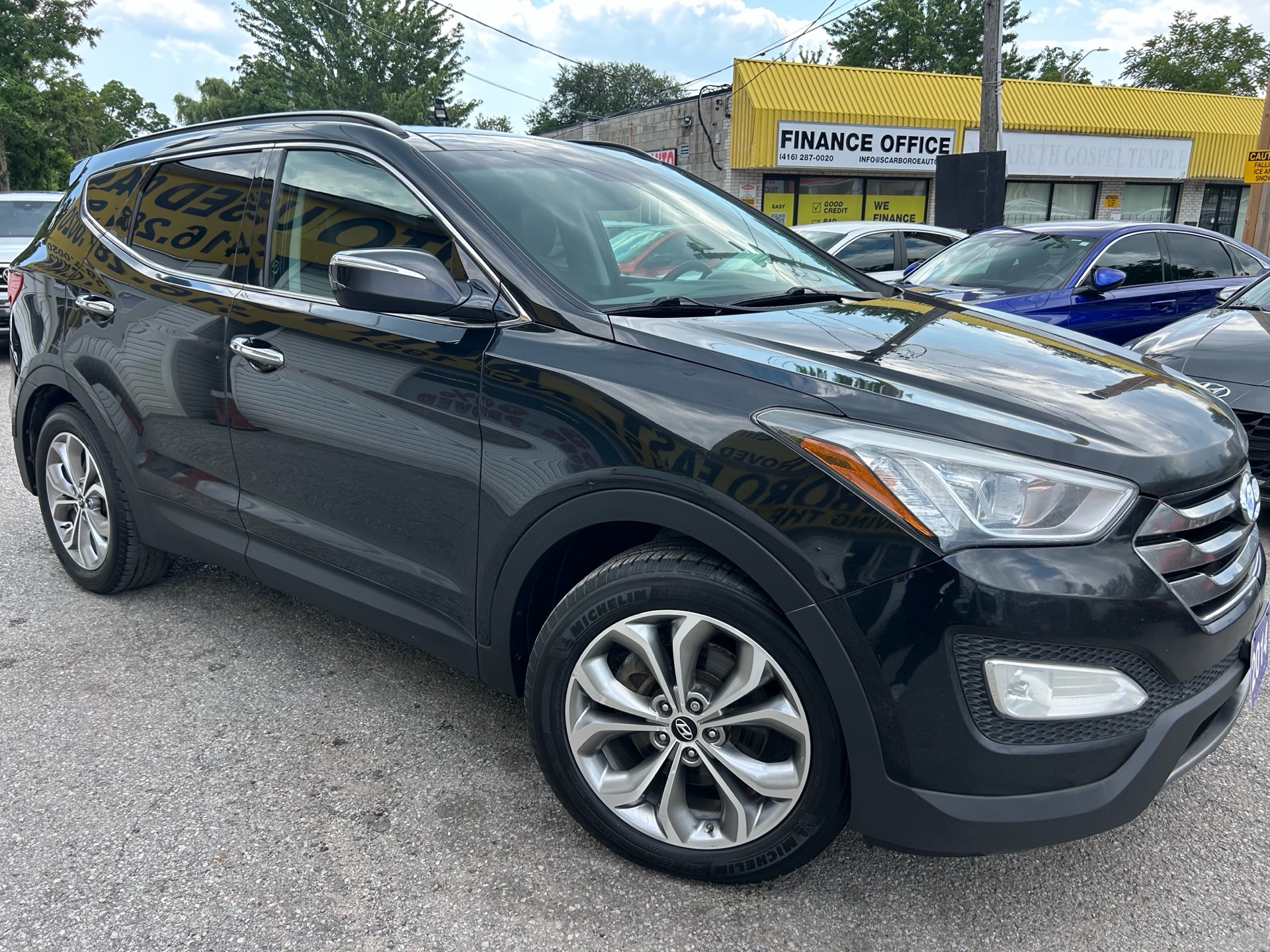 2014 Hyundai Santa Fe Sport 2.0L LIMITED/AWD/NAVI/LEATHER/CAMERA/S.ROOF/P.GROUB/BLUE TOOTH/HEATED SEATS/FOG LIGHTS/ALLOYS